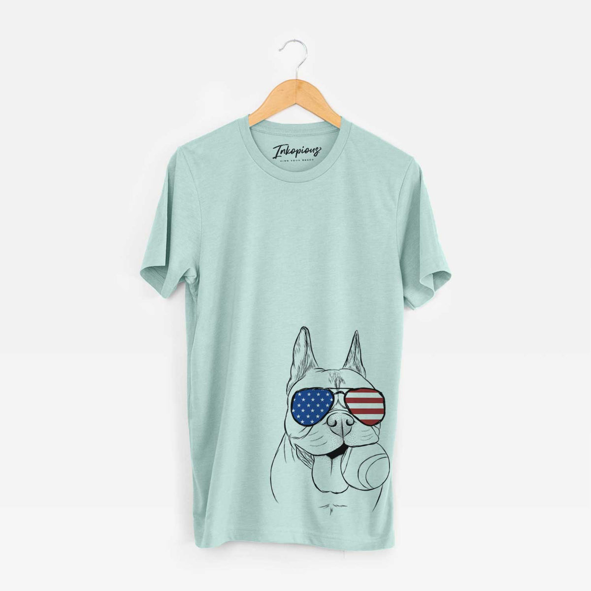 USA Happy Franco the French Bulldog - Unisex Crewneck