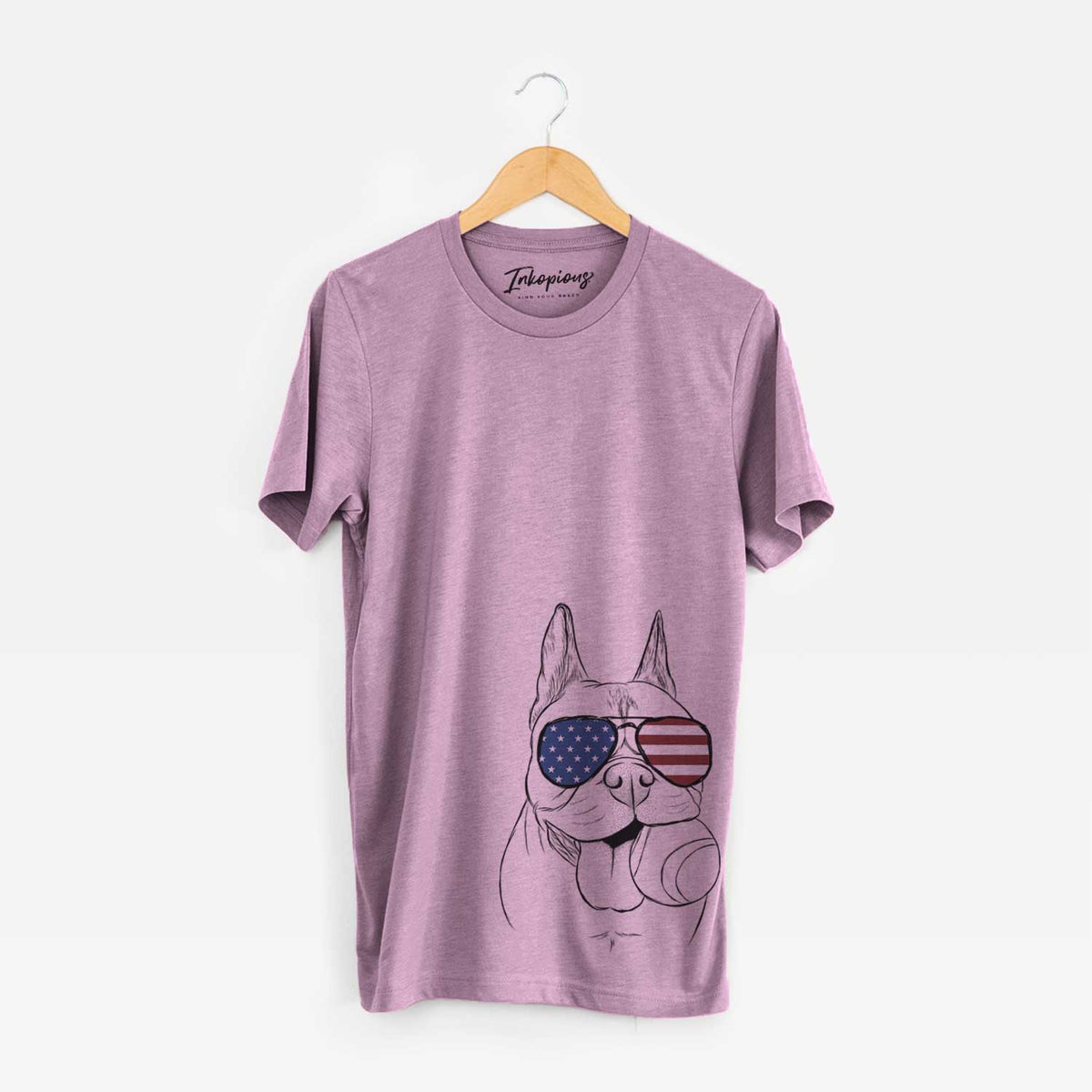 USA Happy Franco the French Bulldog - Unisex Crewneck