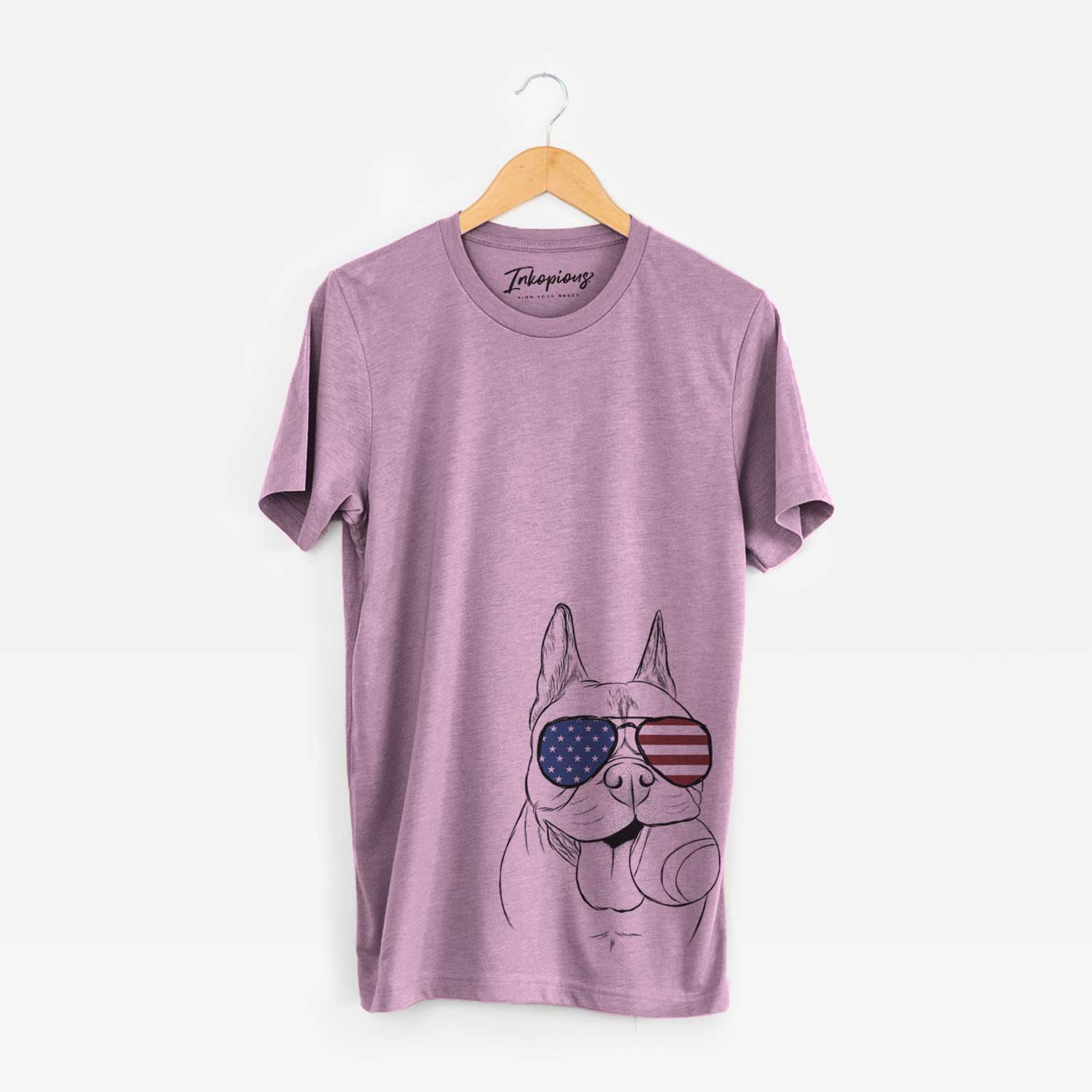 USA Happy Franco the French Bulldog - Unisex Crewneck