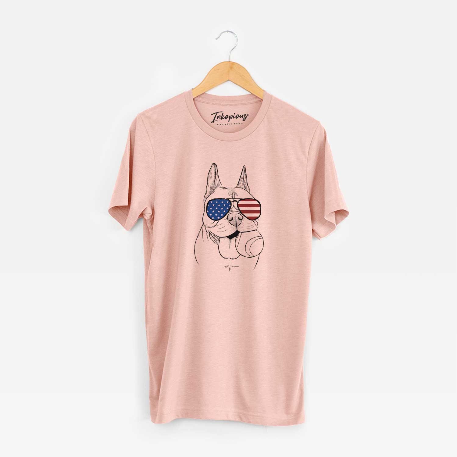 USA Happy Franco the French Bulldog - Unisex Crewneck