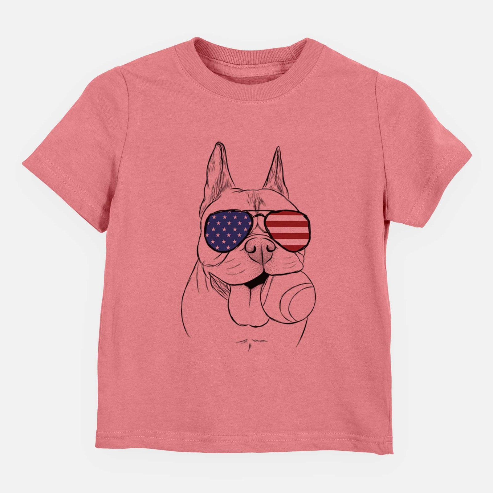 USA Happy Franco the French Bulldog - Kids/Youth/Toddler Shirt