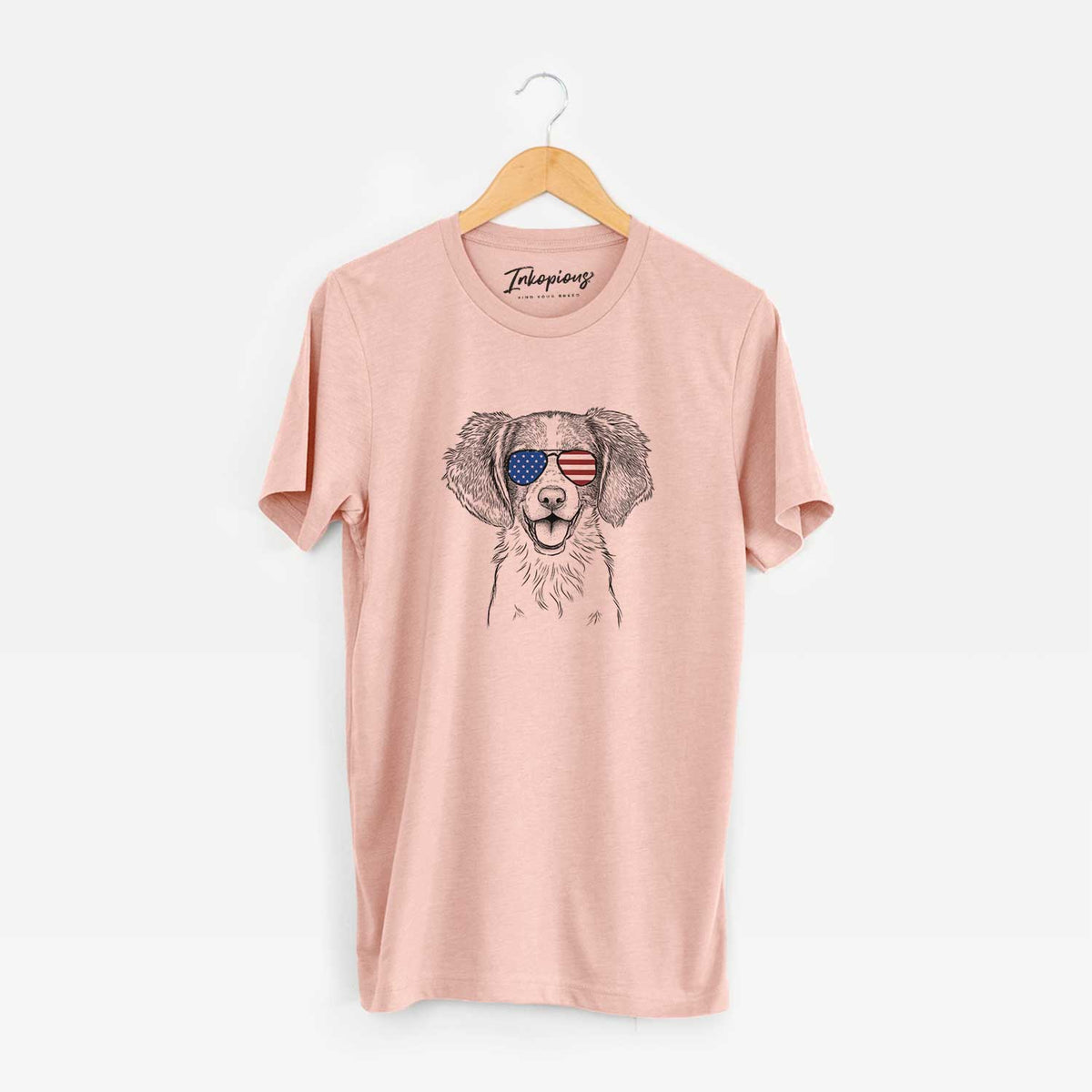 USA Happy Holly the Brittany Spaniel - Unisex Crewneck