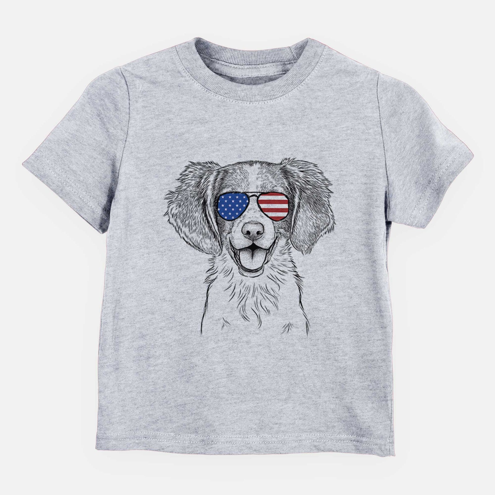 USA Happy Holly the Brittany Spaniel - Kids/Youth/Toddler Shirt