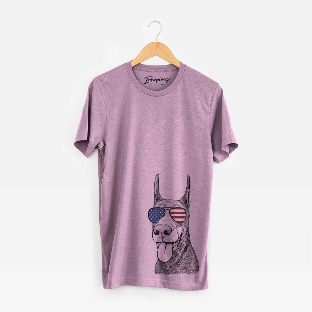 USA Happy Sunny the Doberman Pinscher - Unisex Crewneck
