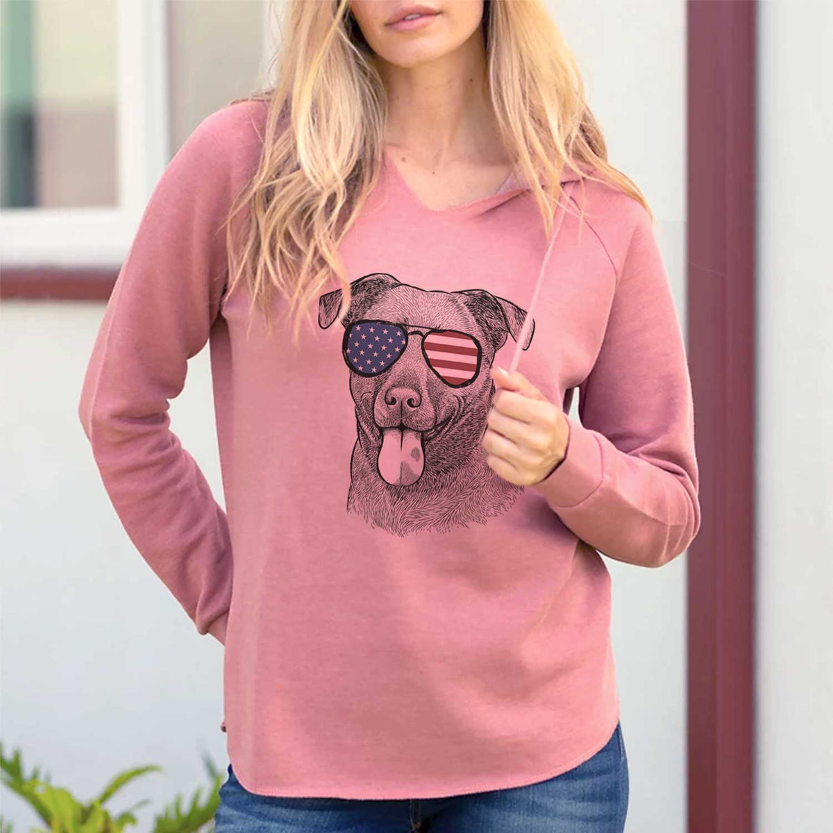 USA Harbor the Mixed Breed - Cali Wave Hooded Sweatshirt