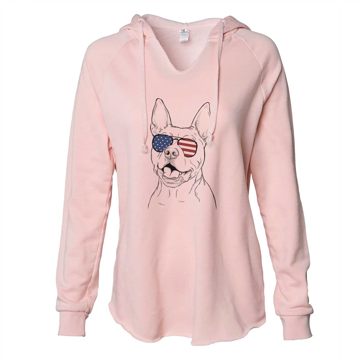 USA Harley the Pitbull - Cali Wave Hooded Sweatshirt