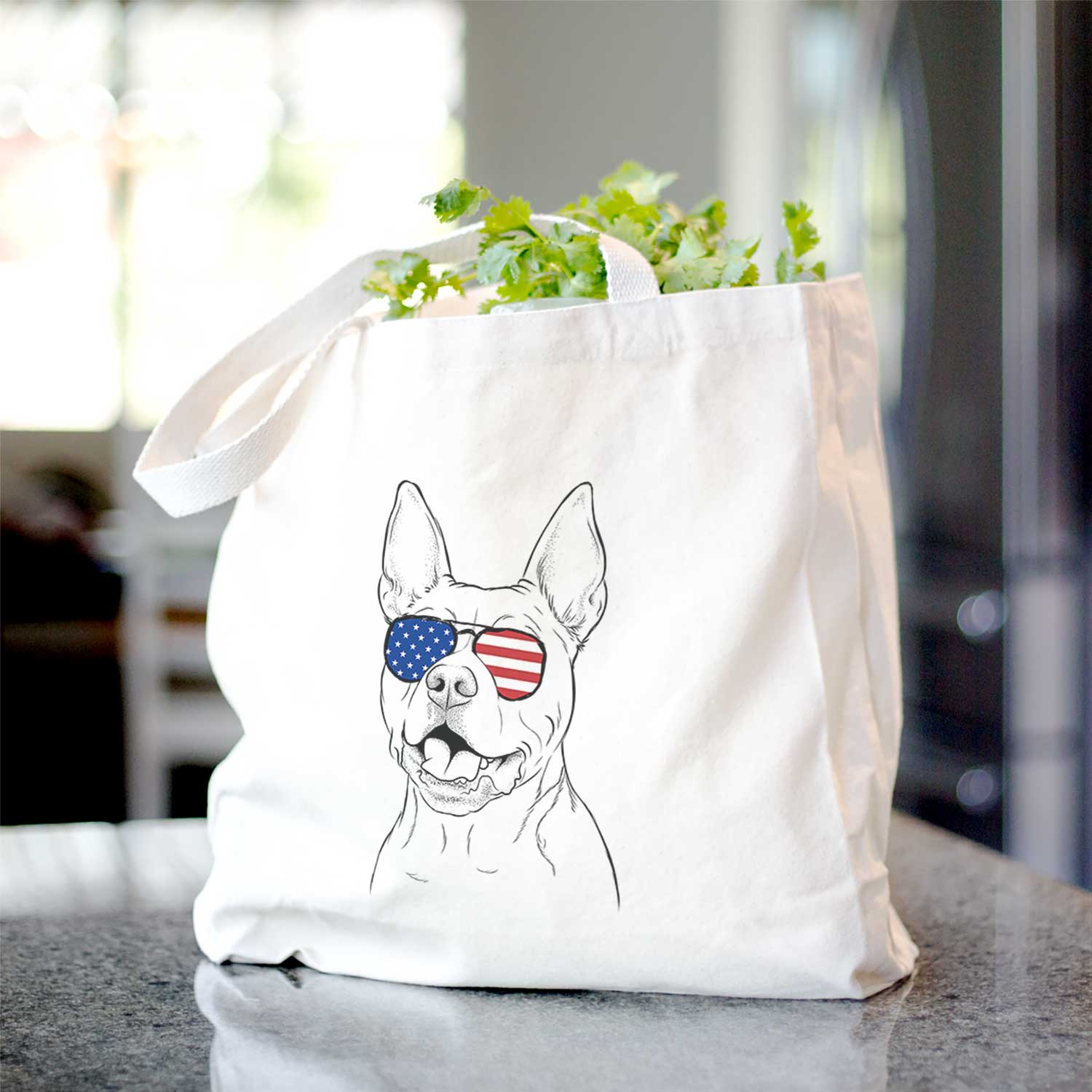 Harley the Pitbull - Tote Bag