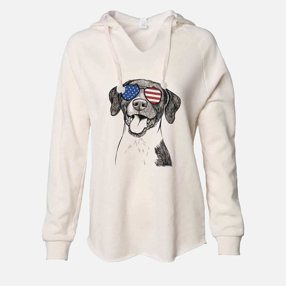 USA Harper the Mixed Breed - Cali Wave Hooded Sweatshirt