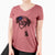 USA Harper the Mixed Breed - Women's Perfect V-neck Shirt