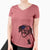 USA Harper the Mixed Breed - Women's Perfect V-neck Shirt