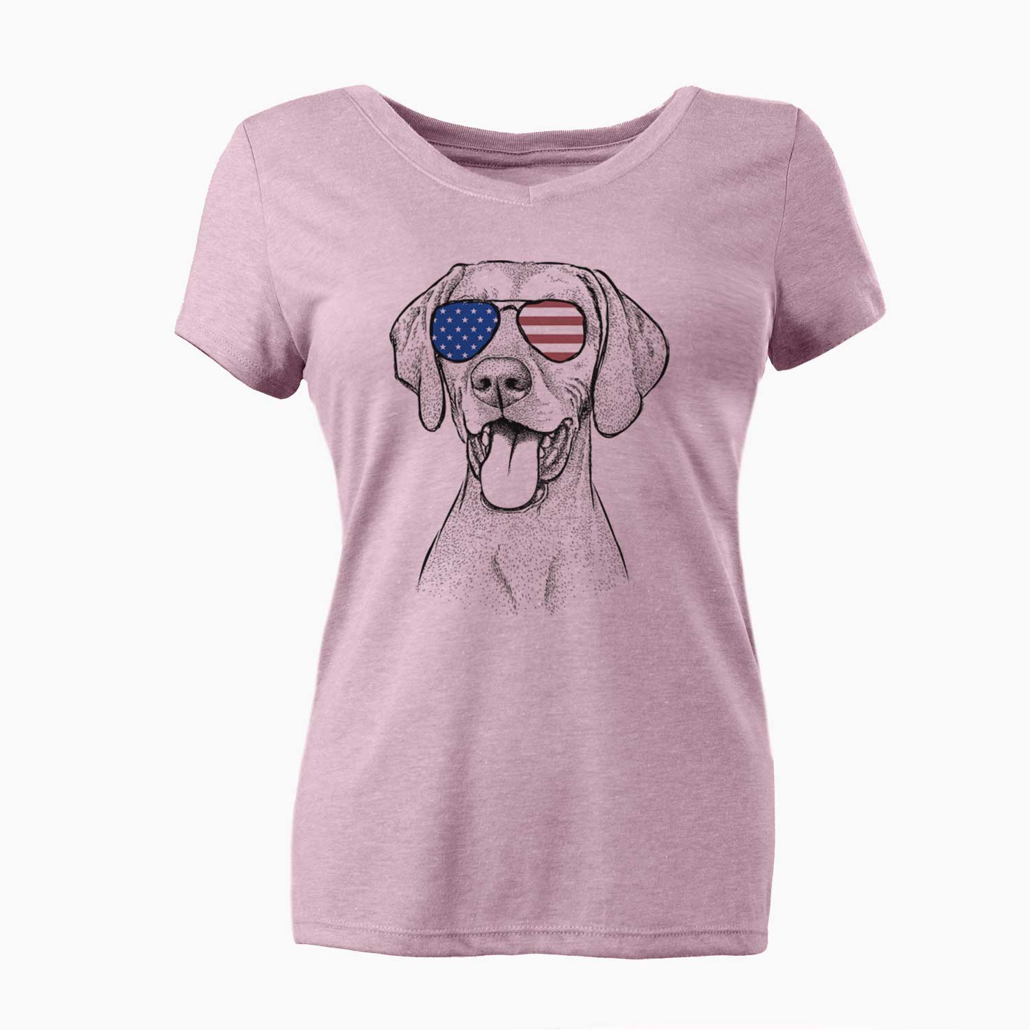 USA Harper the Vizsla - Women's Perfect V-neck Shirt