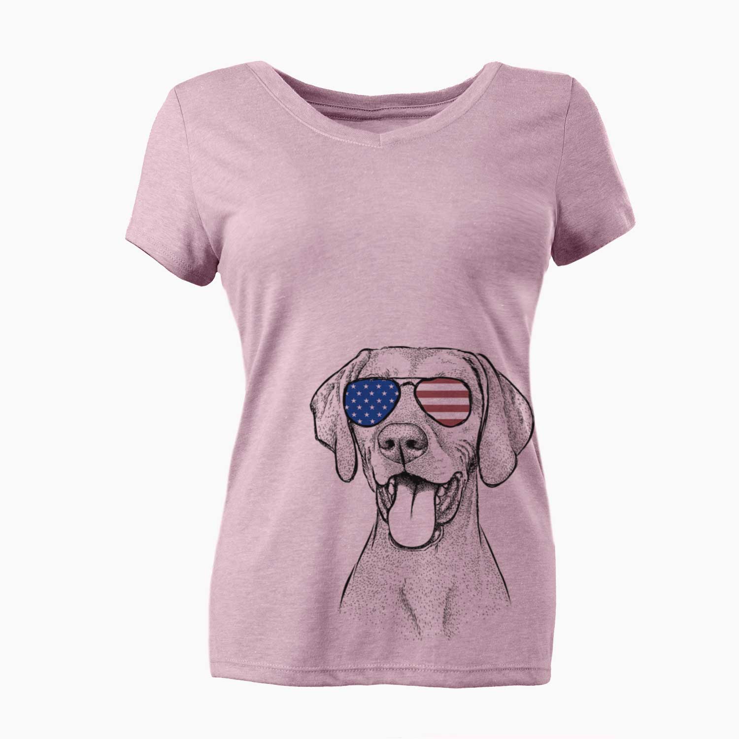 USA Harper the Vizsla - Women's Perfect V-neck Shirt