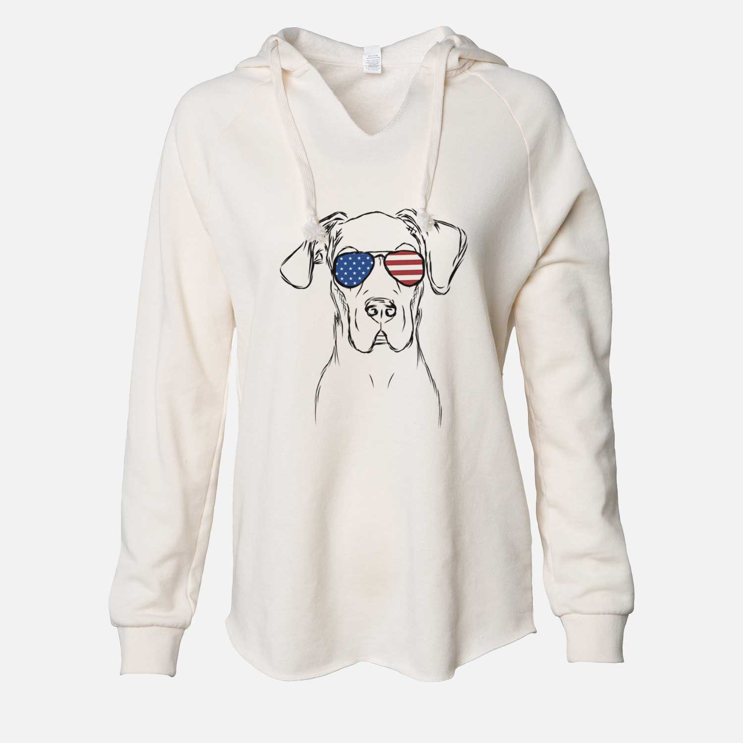 USA Harvey the Great Dane - Cali Wave Hooded Sweatshirt