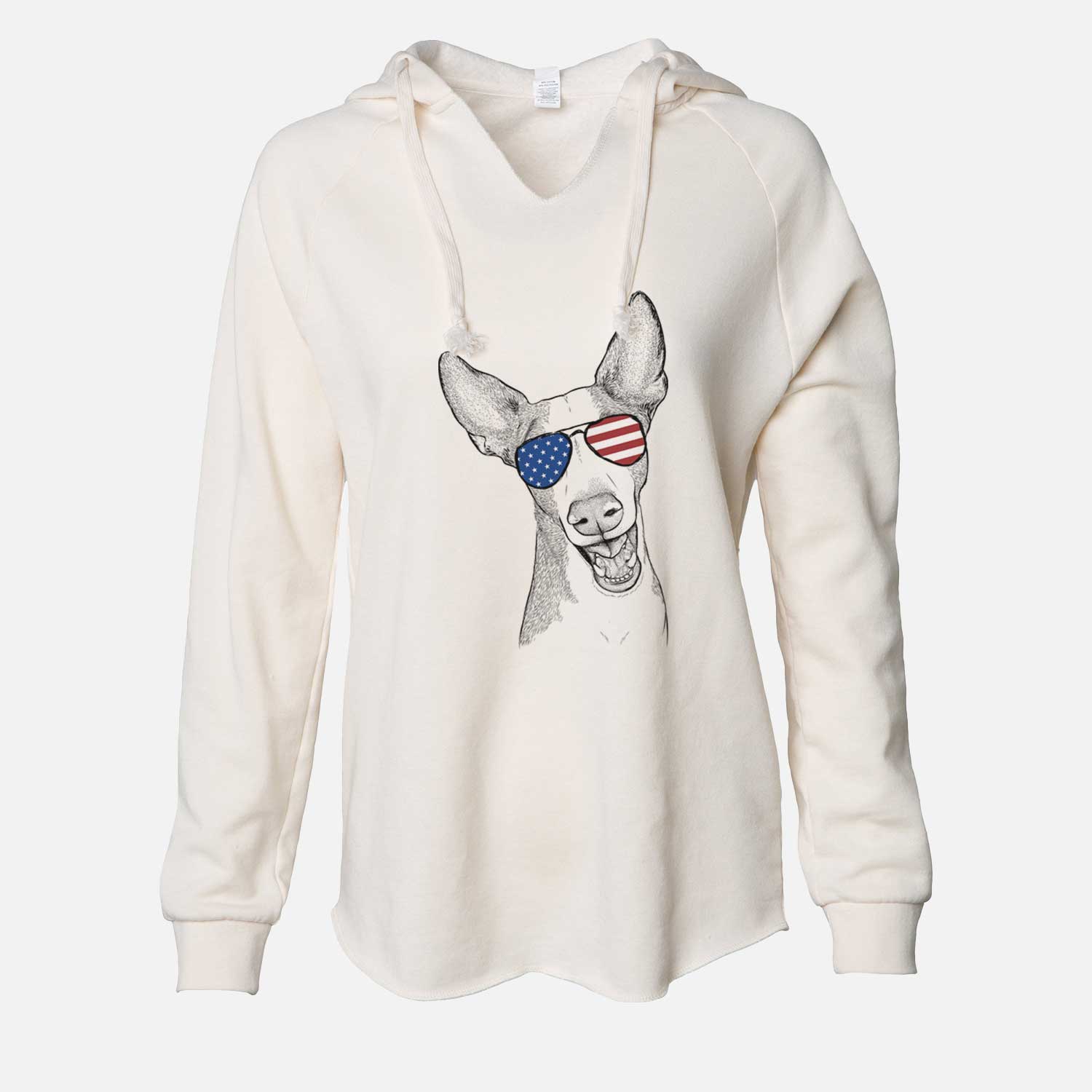 USA Havok the Ibizan Hound - Cali Wave Hooded Sweatshirt