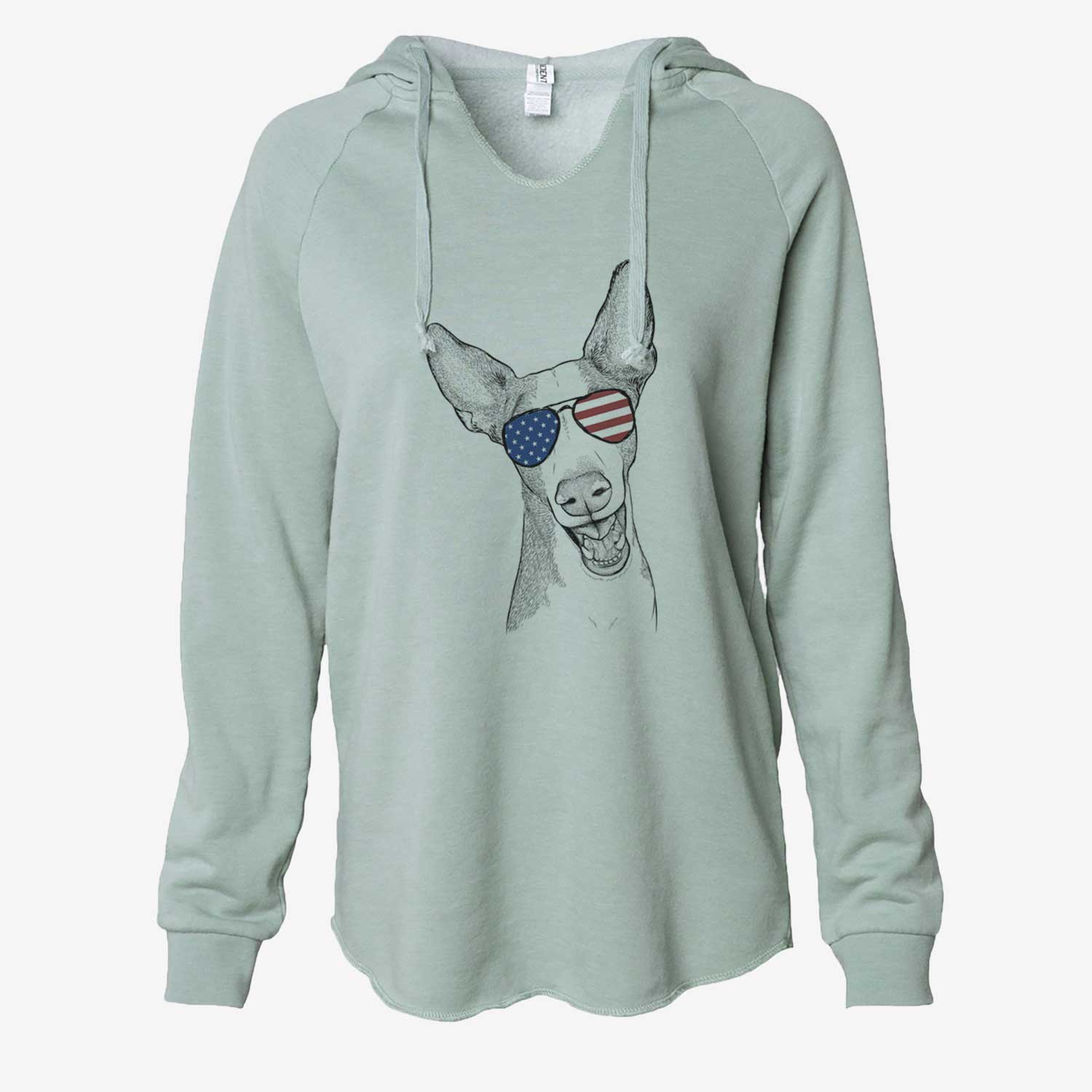 USA Havok the Ibizan Hound - Cali Wave Hooded Sweatshirt