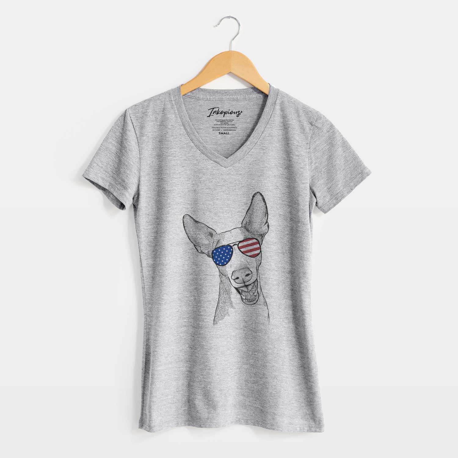 USA Havok the Ibizan Hound - Women's Perfect V-neck Shirt