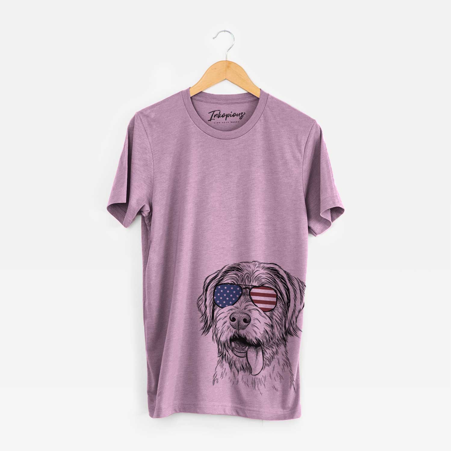 USA Hazel the German Wirehaired Pointer Mix - Unisex Crewneck