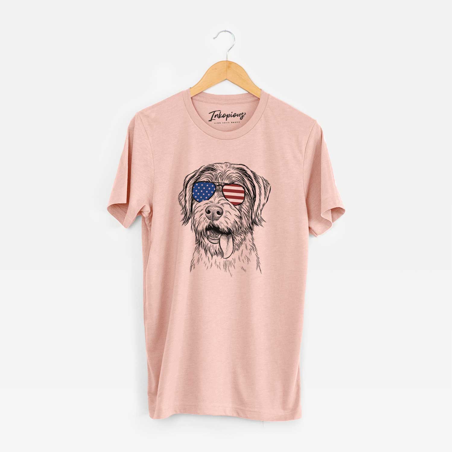 USA Hazel the German Wirehaired Pointer Mix - Unisex Crewneck