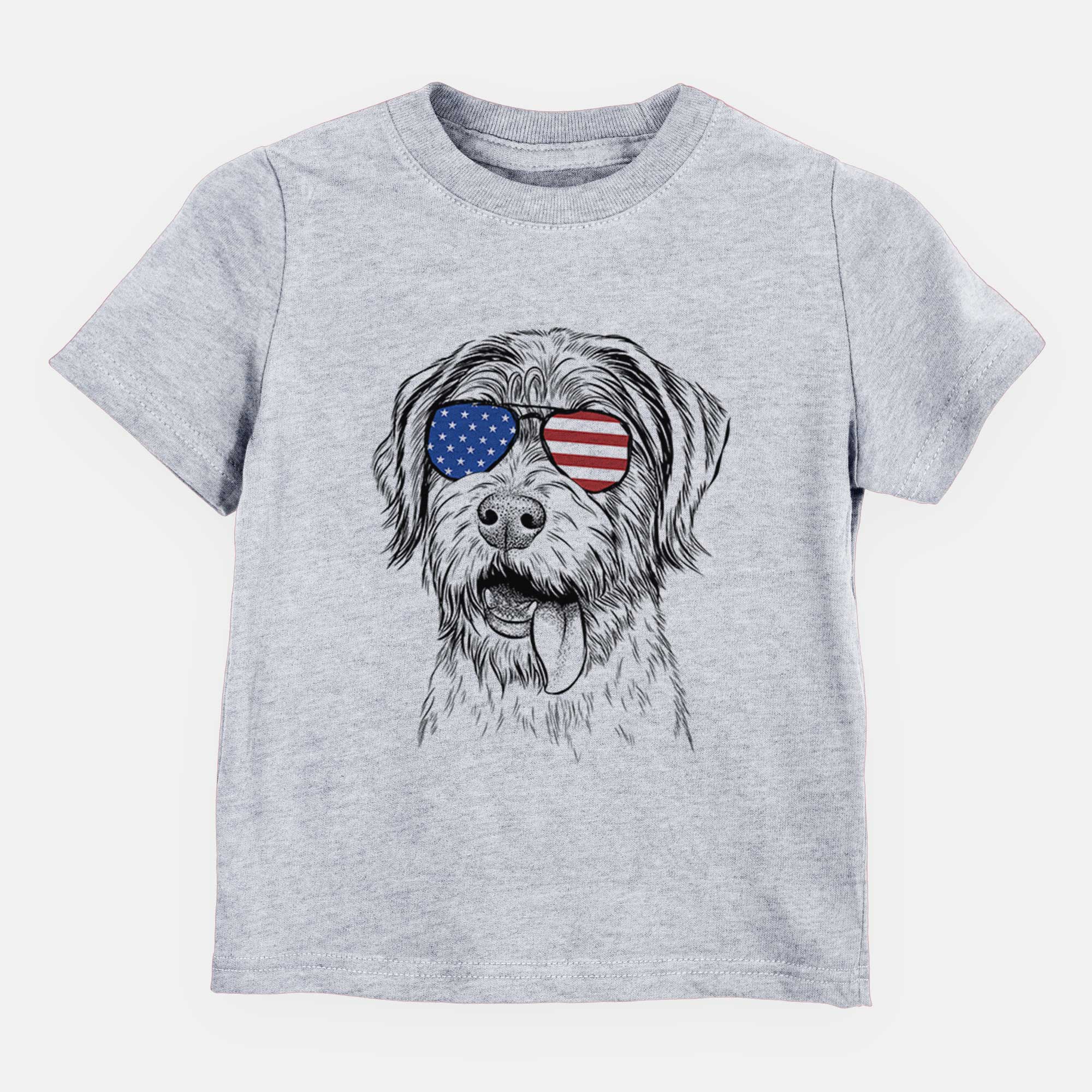 USA Hazel the German Wirehaired Pointer Mix - Kids/Youth/Toddler Shirt