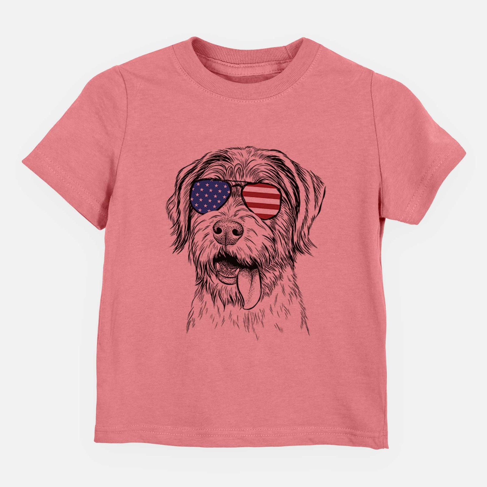 USA Hazel the German Wirehaired Pointer Mix - Kids/Youth/Toddler Shirt
