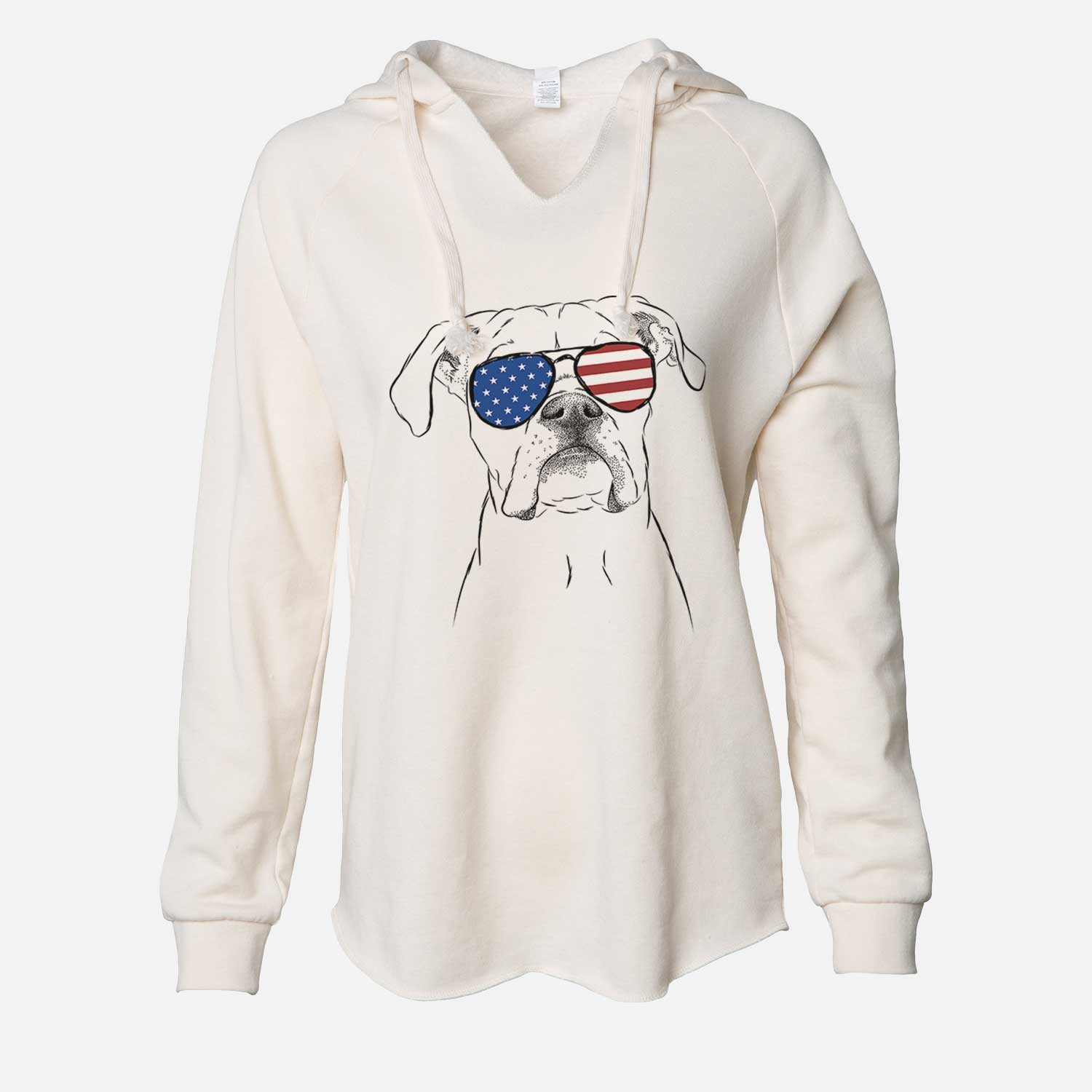 USA Henley the Boxer - Cali Wave Hooded Sweatshirt