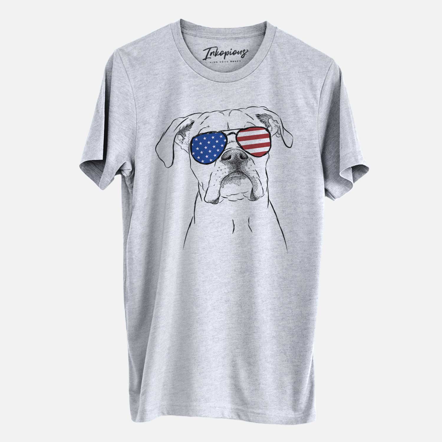 USA Henley the Boxer - Unisex Crewneck