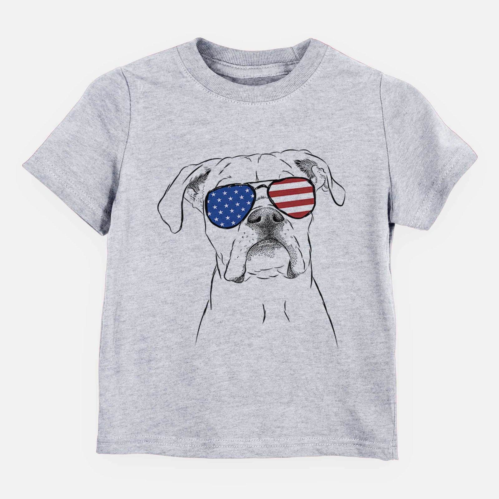 USA Henley the Boxer - Kids/Youth/Toddler Shirt