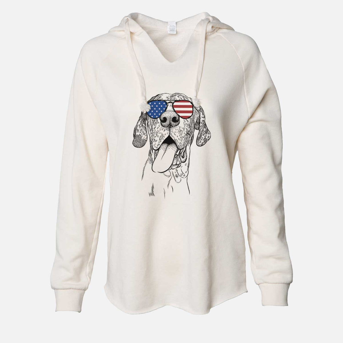 USA Hennessey the Great Dane - Cali Wave Hooded Sweatshirt