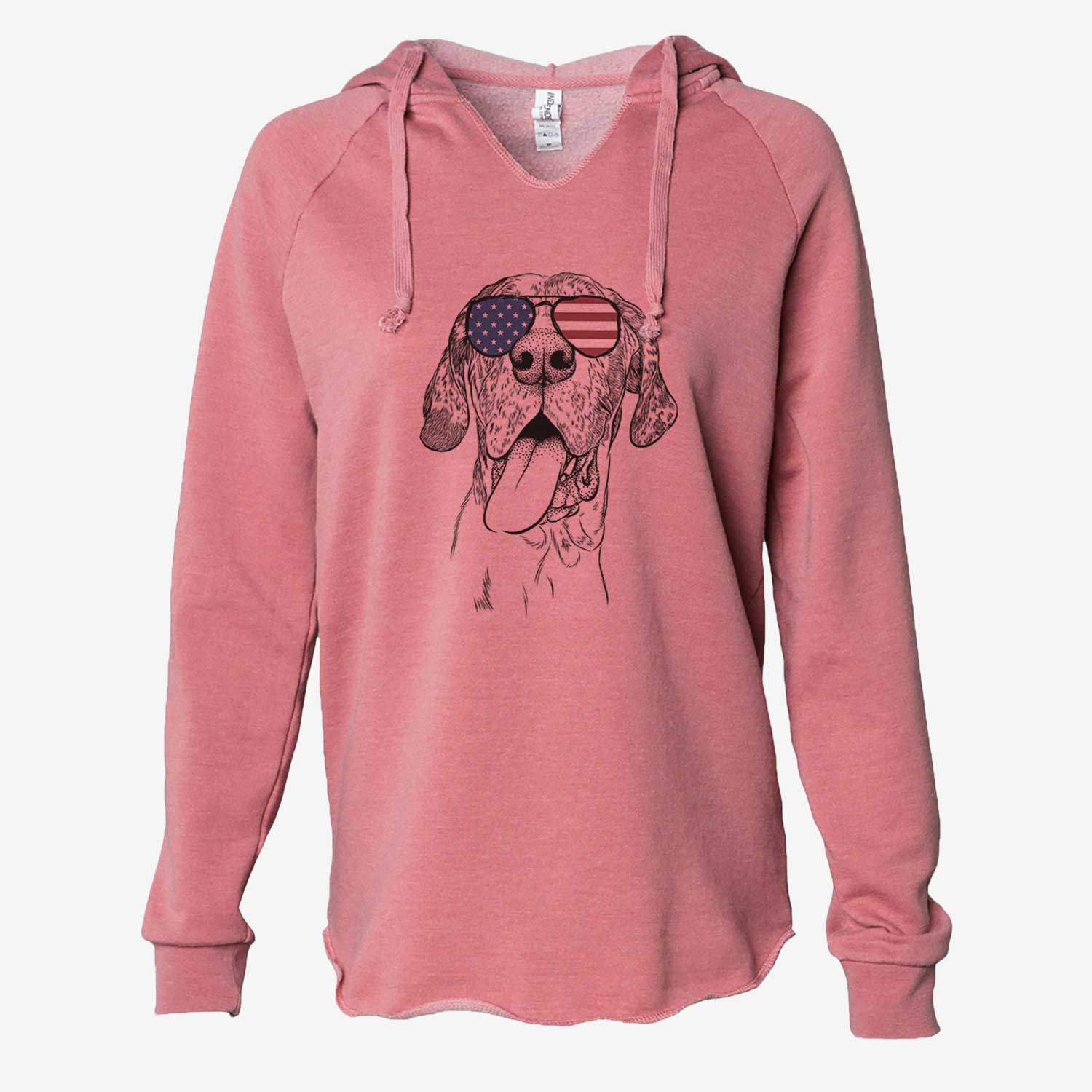 USA Hennessey the Great Dane - Cali Wave Hooded Sweatshirt