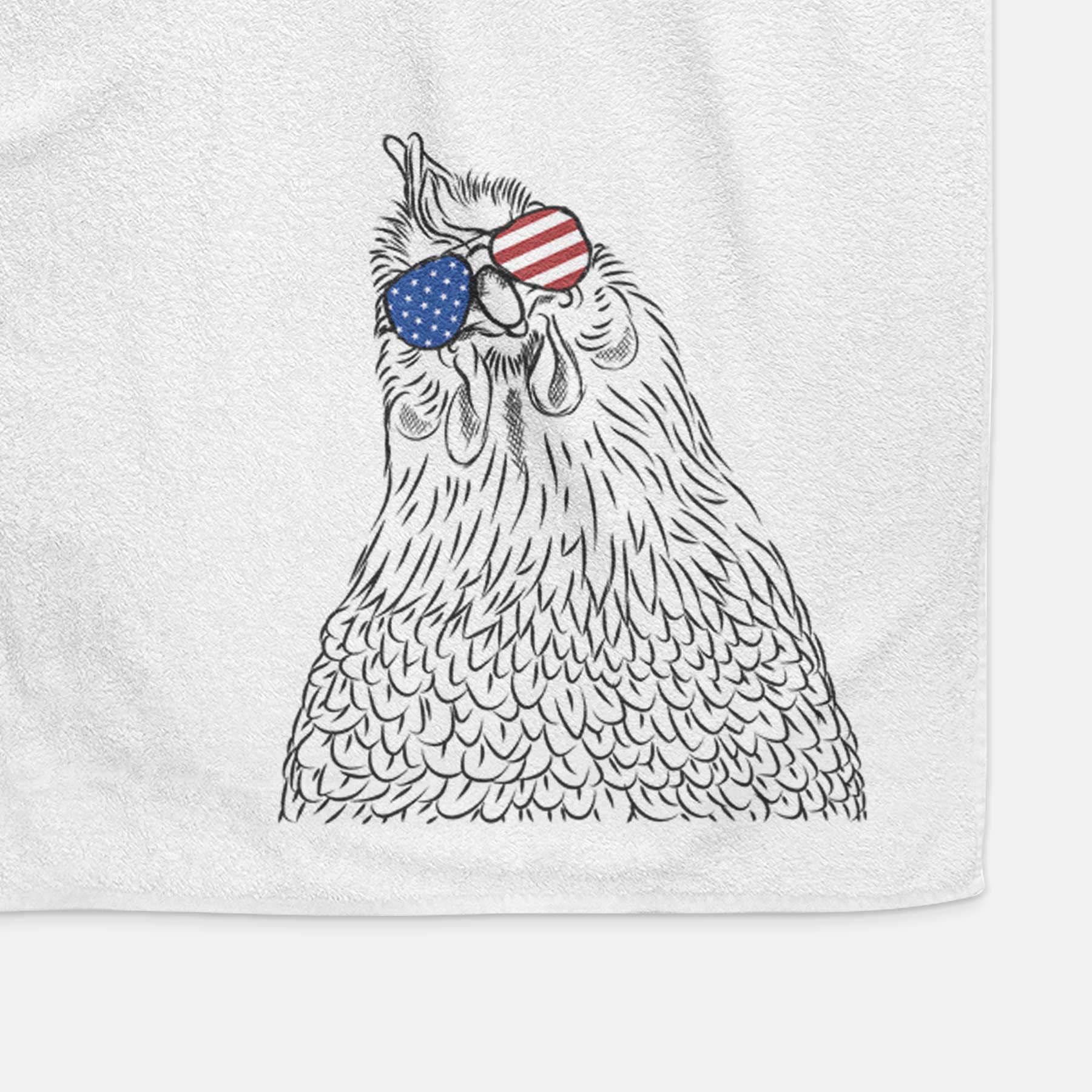 Henrietta the Chicken Decorative Hand Towel