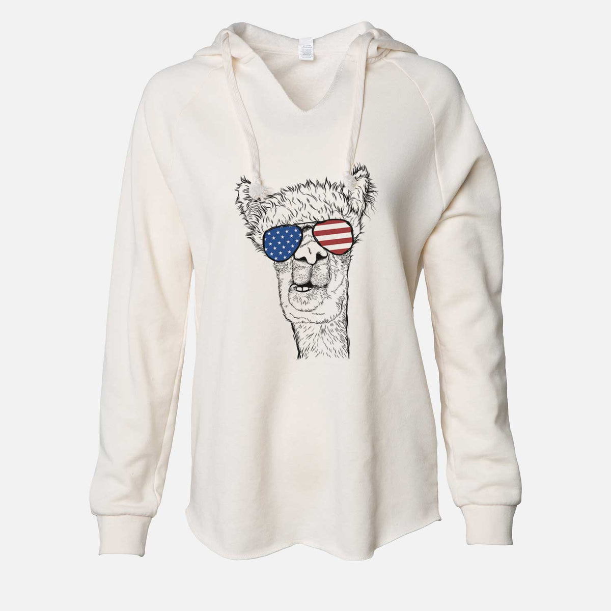 USA Henry the Alpaca - Cali Wave Hooded Sweatshirt