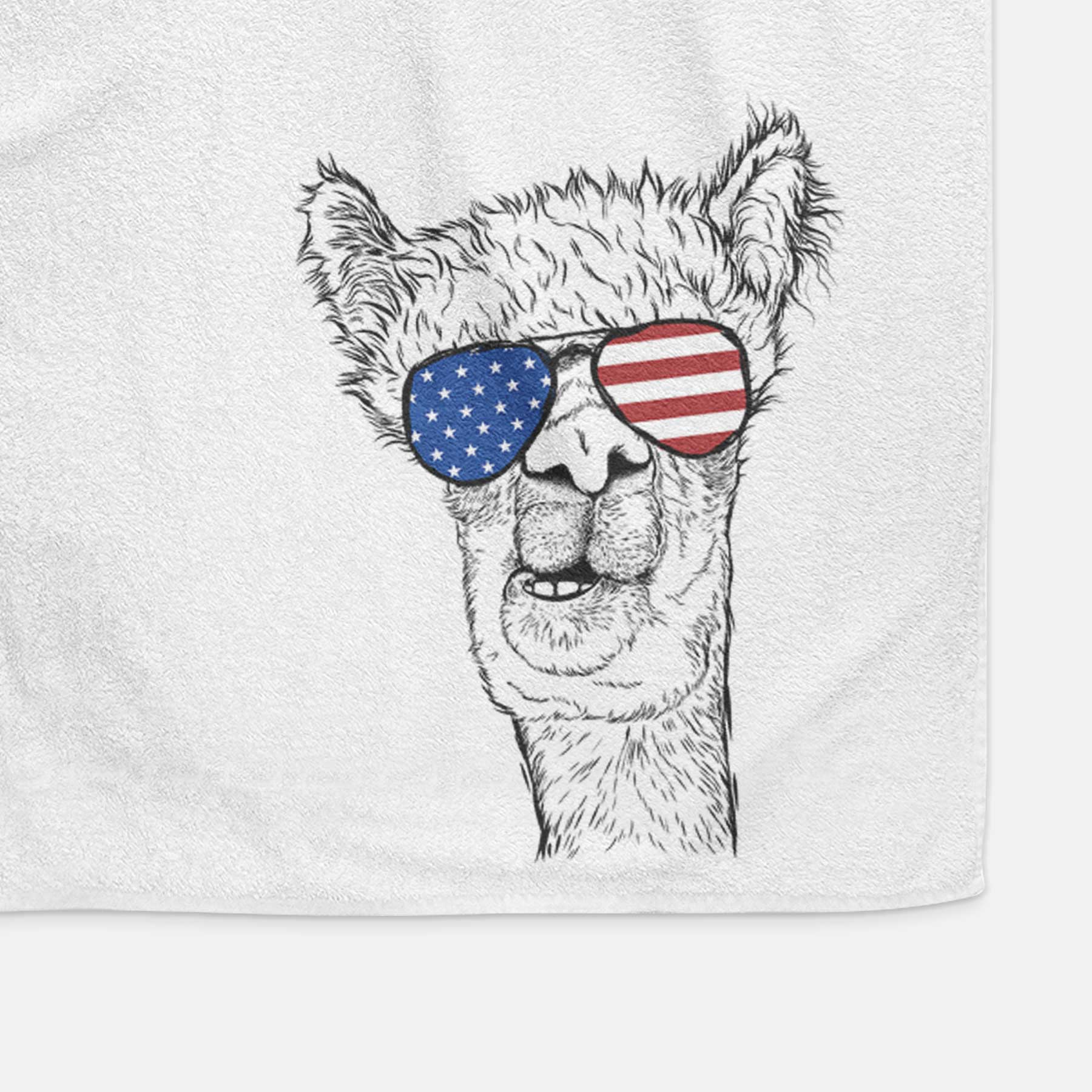 Henry the Alpaca Decorative Hand Towel