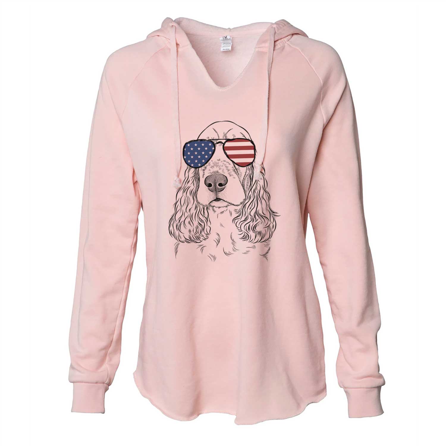 USA Henry the English Cocker Spaniel - Cali Wave Hooded Sweatshirt