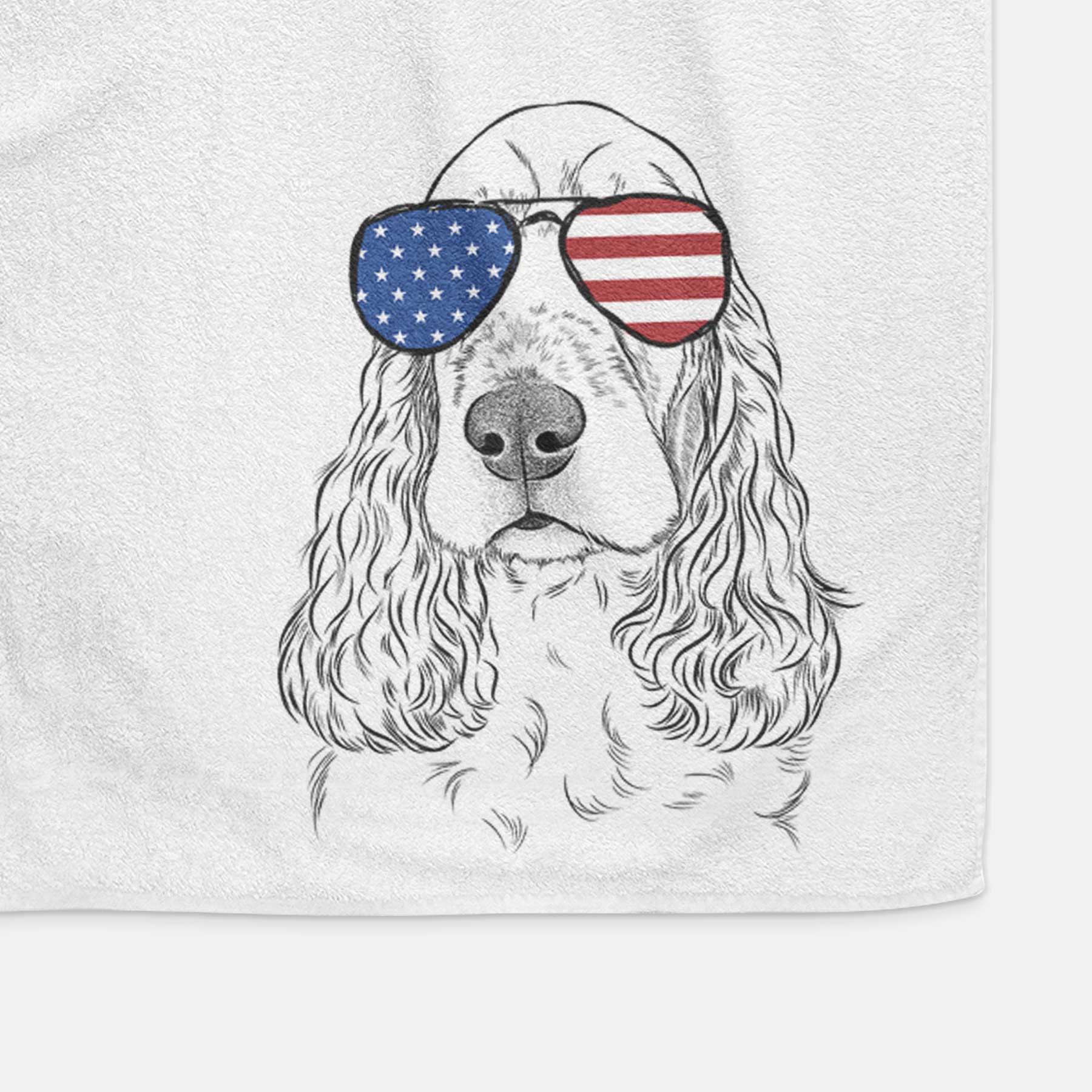 Henry the English Cocker Spaniel Decorative Hand Towel