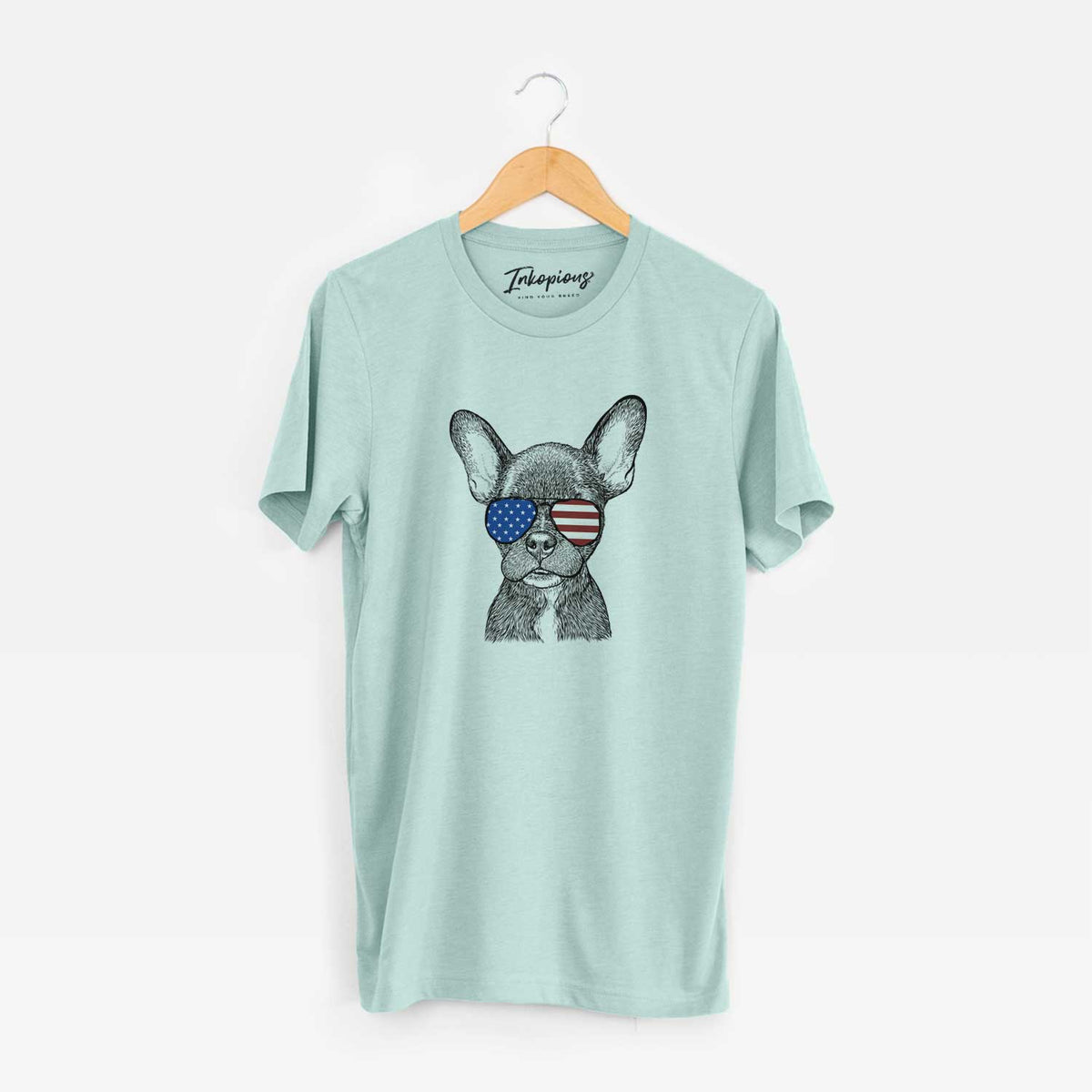 USA Henry the French Bulldog - Unisex Crewneck