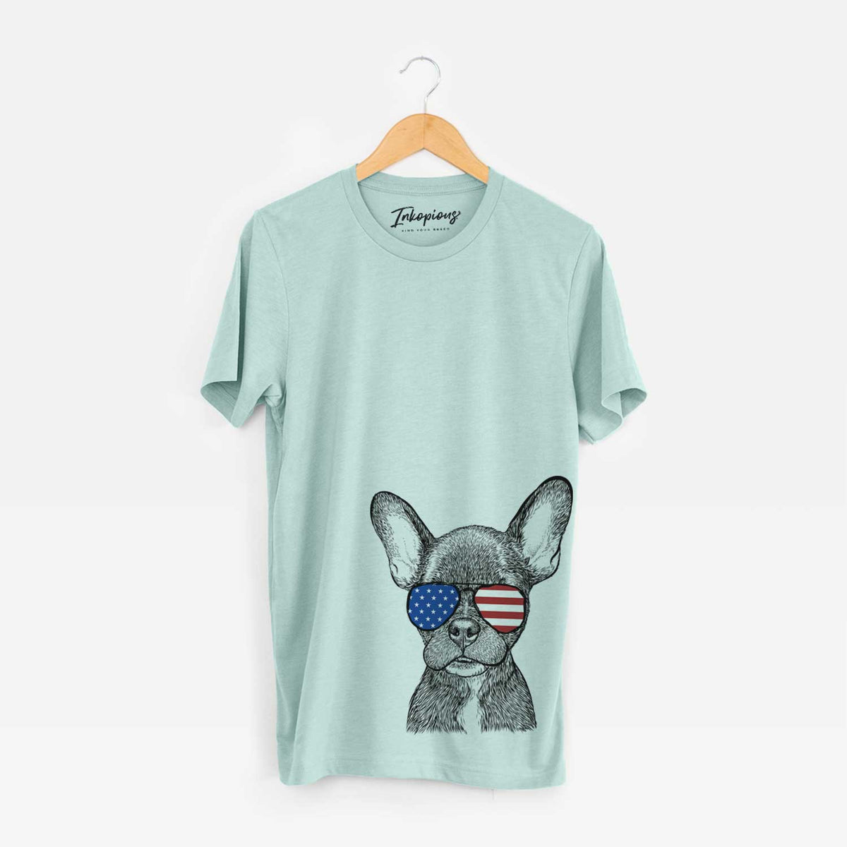USA Henry the French Bulldog - Unisex Crewneck