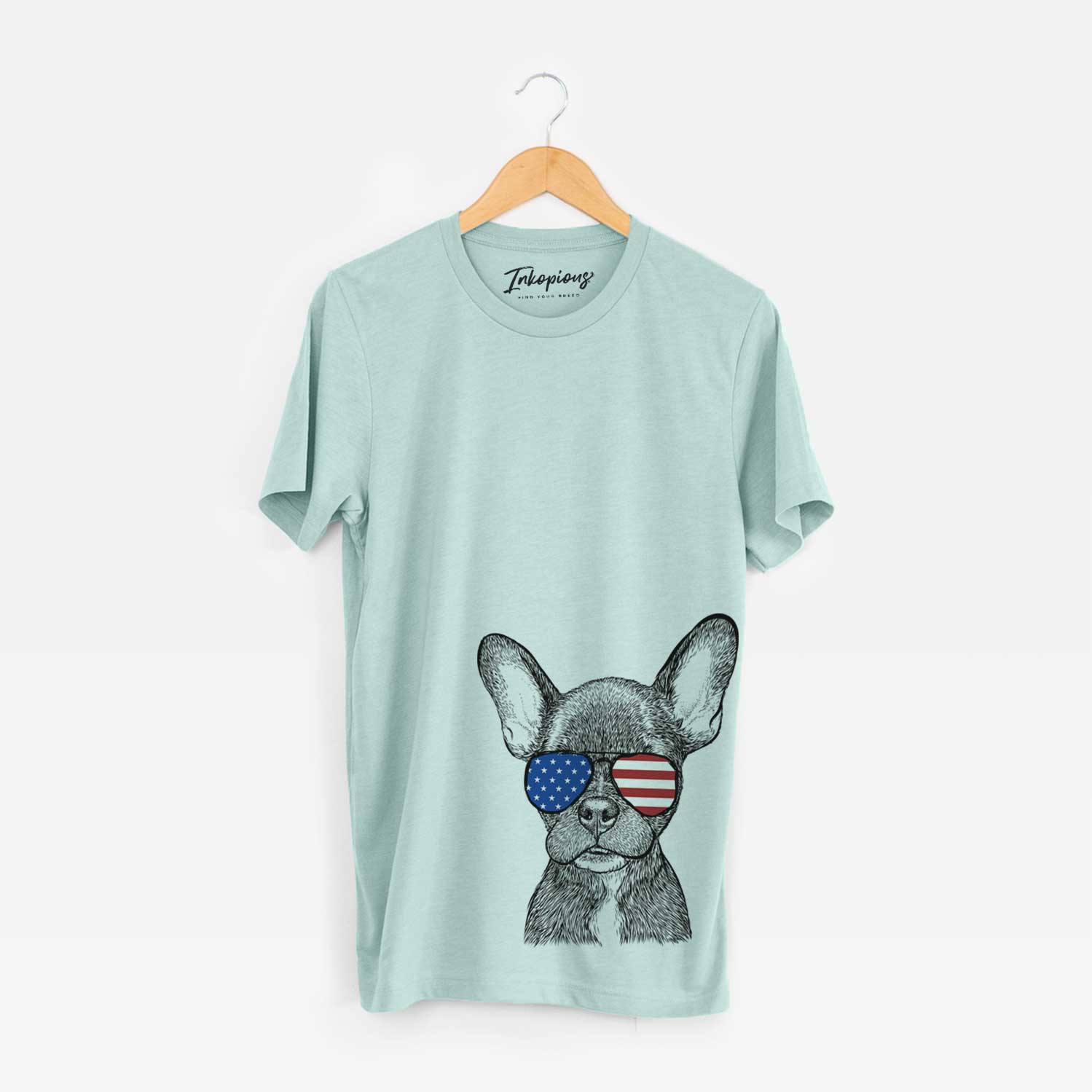 USA Henry the French Bulldog - Unisex Crewneck