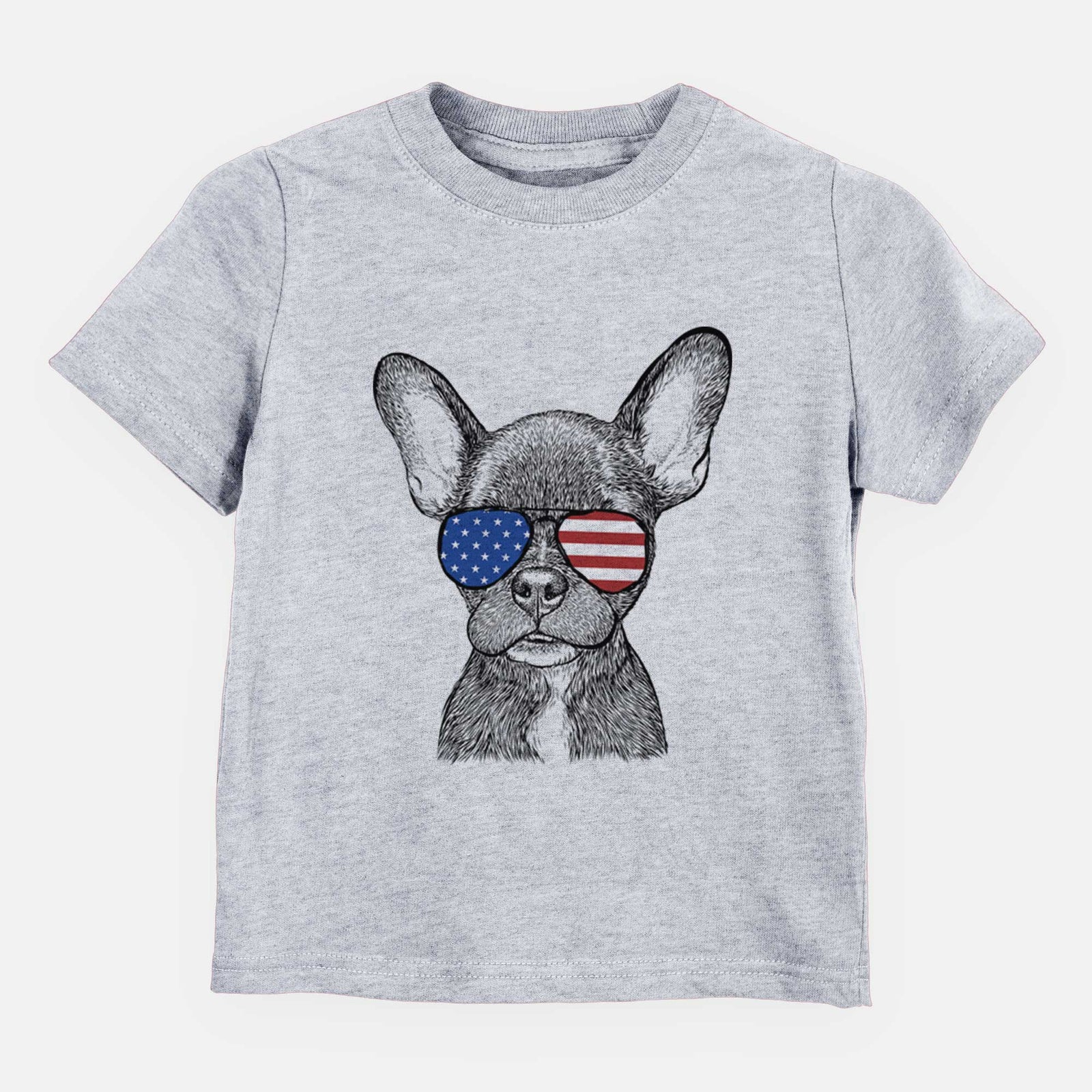 USA Henry the French Bulldog - Kids/Youth/Toddler Shirt