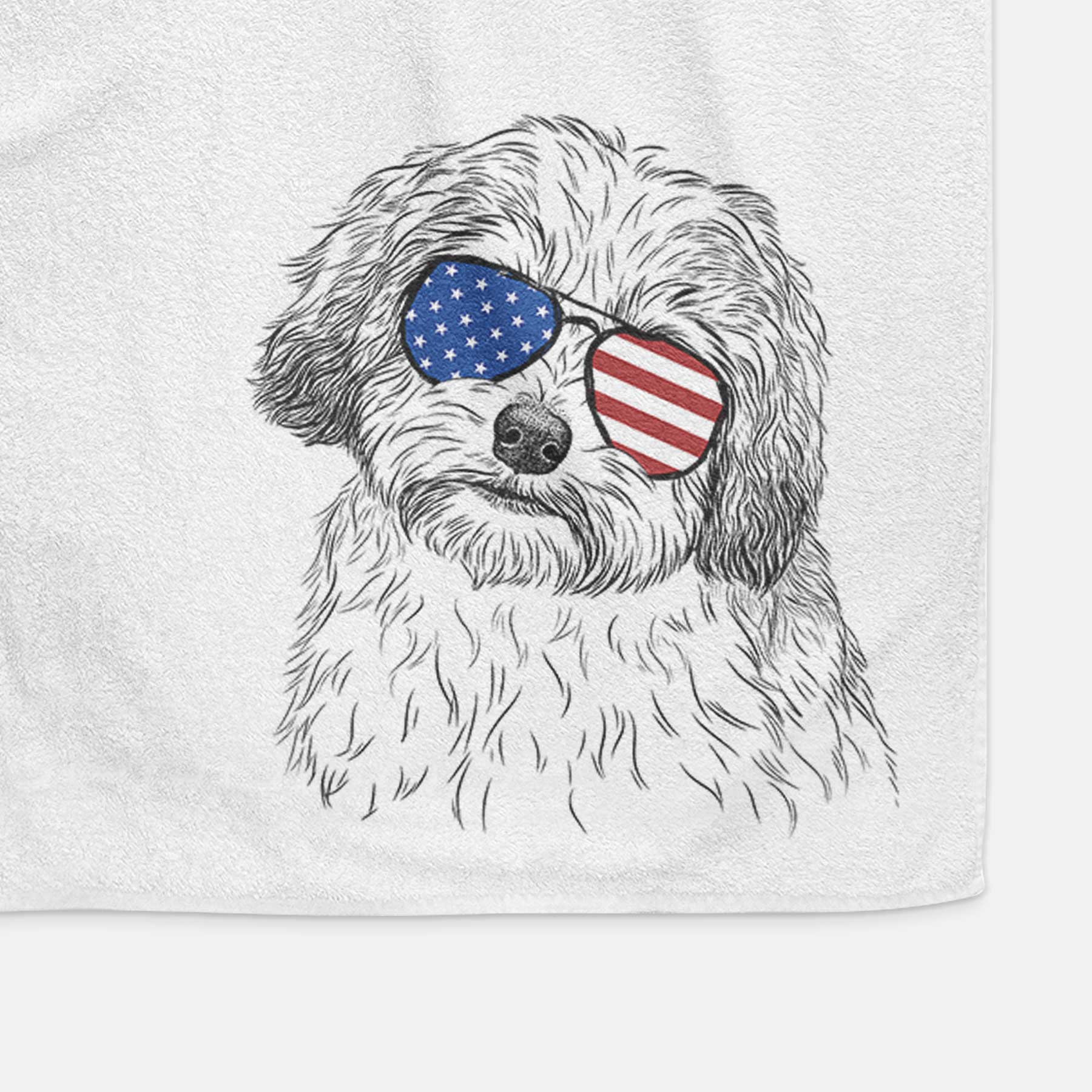 Henry the Havanese Decorative Hand Towel