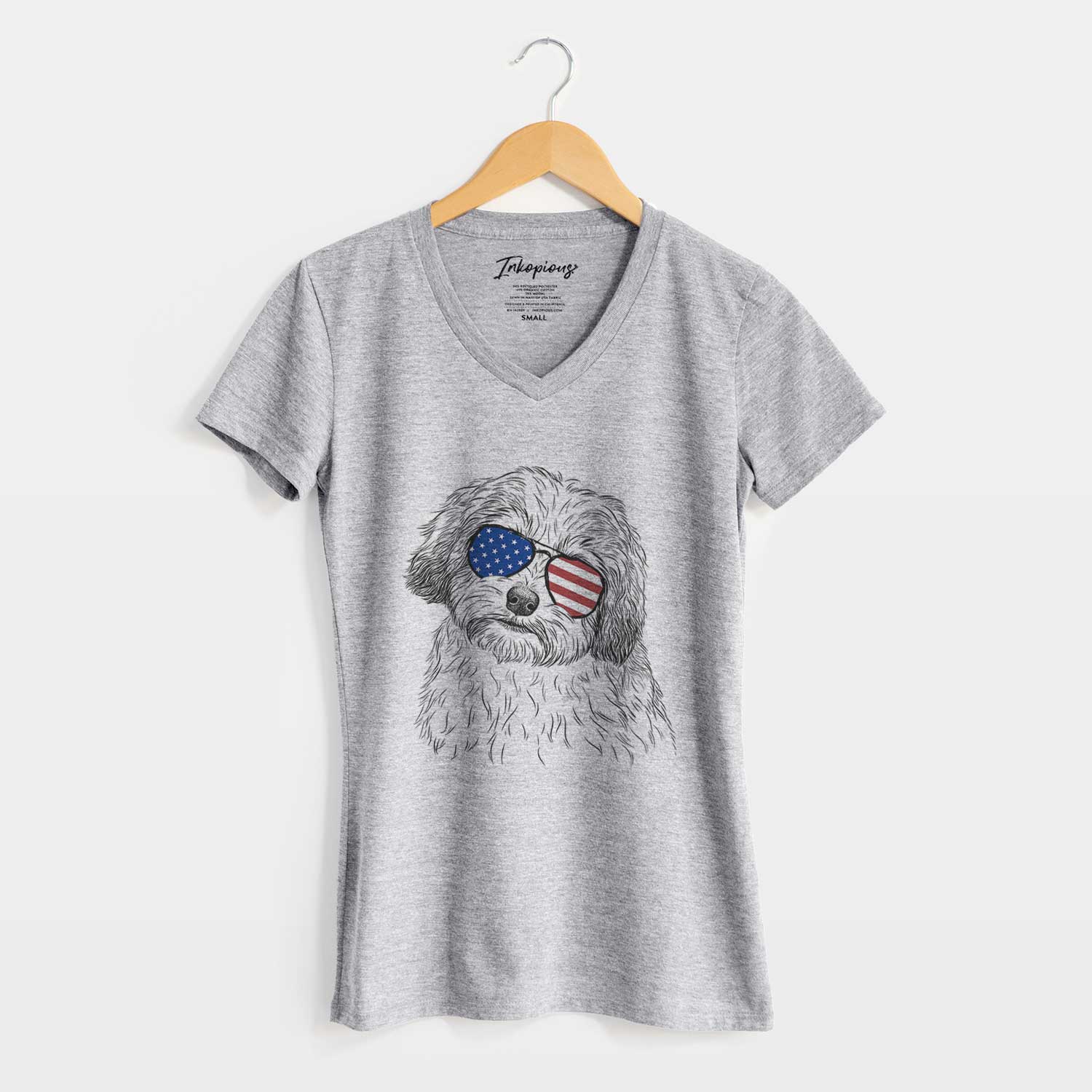 USA Henry the Havanese - Women's Perfect V-neck Shirt