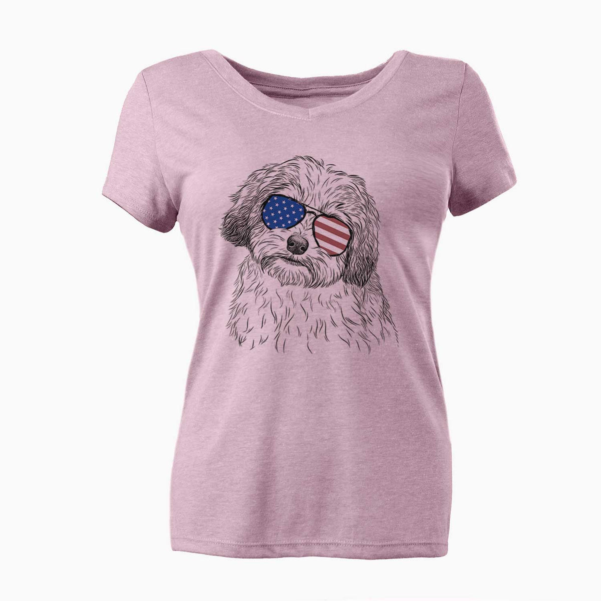 USA Henry the Havanese - Women's Perfect V-neck Shirt