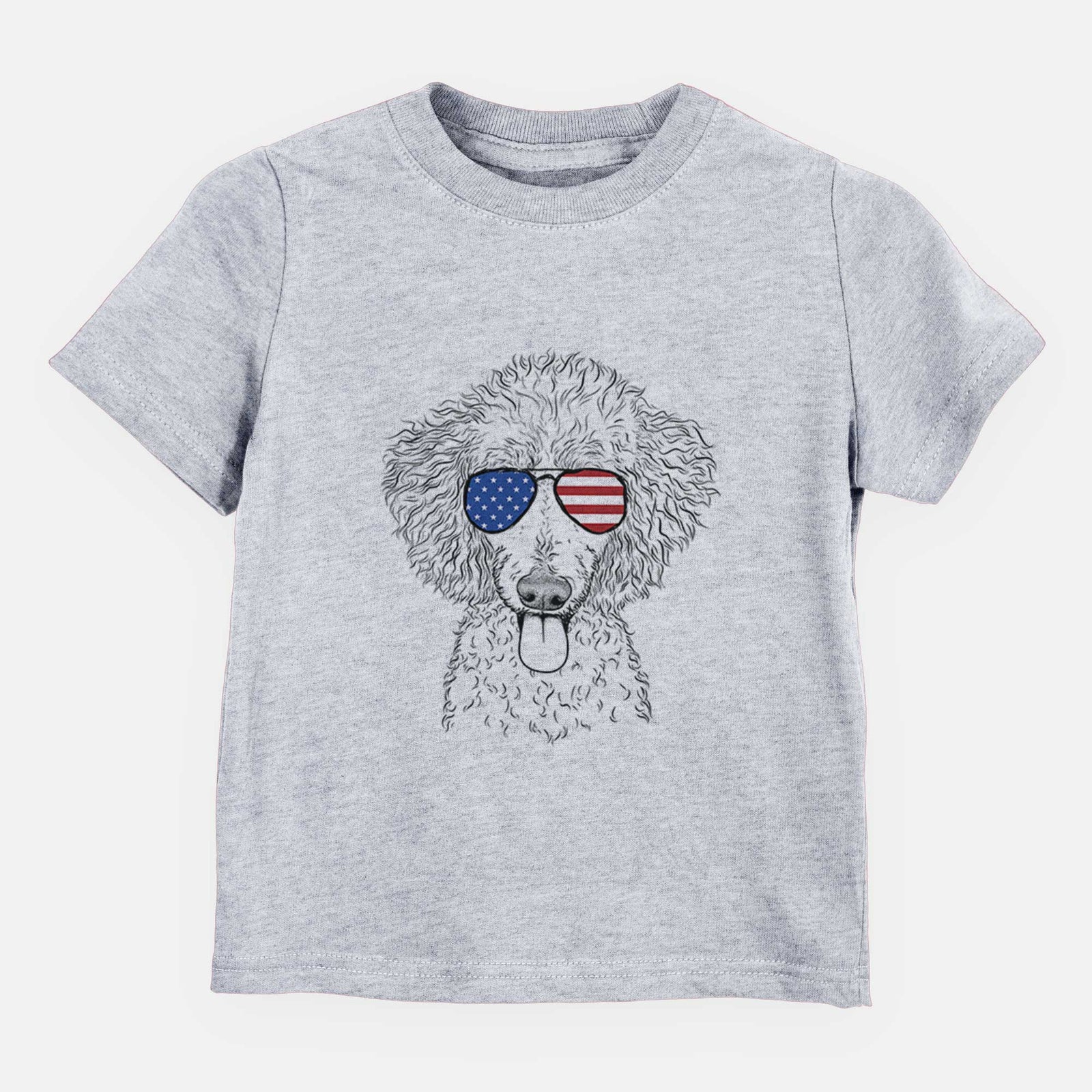 USA Henry the White Standard Poodle - Kids/Youth/Toddler Shirt