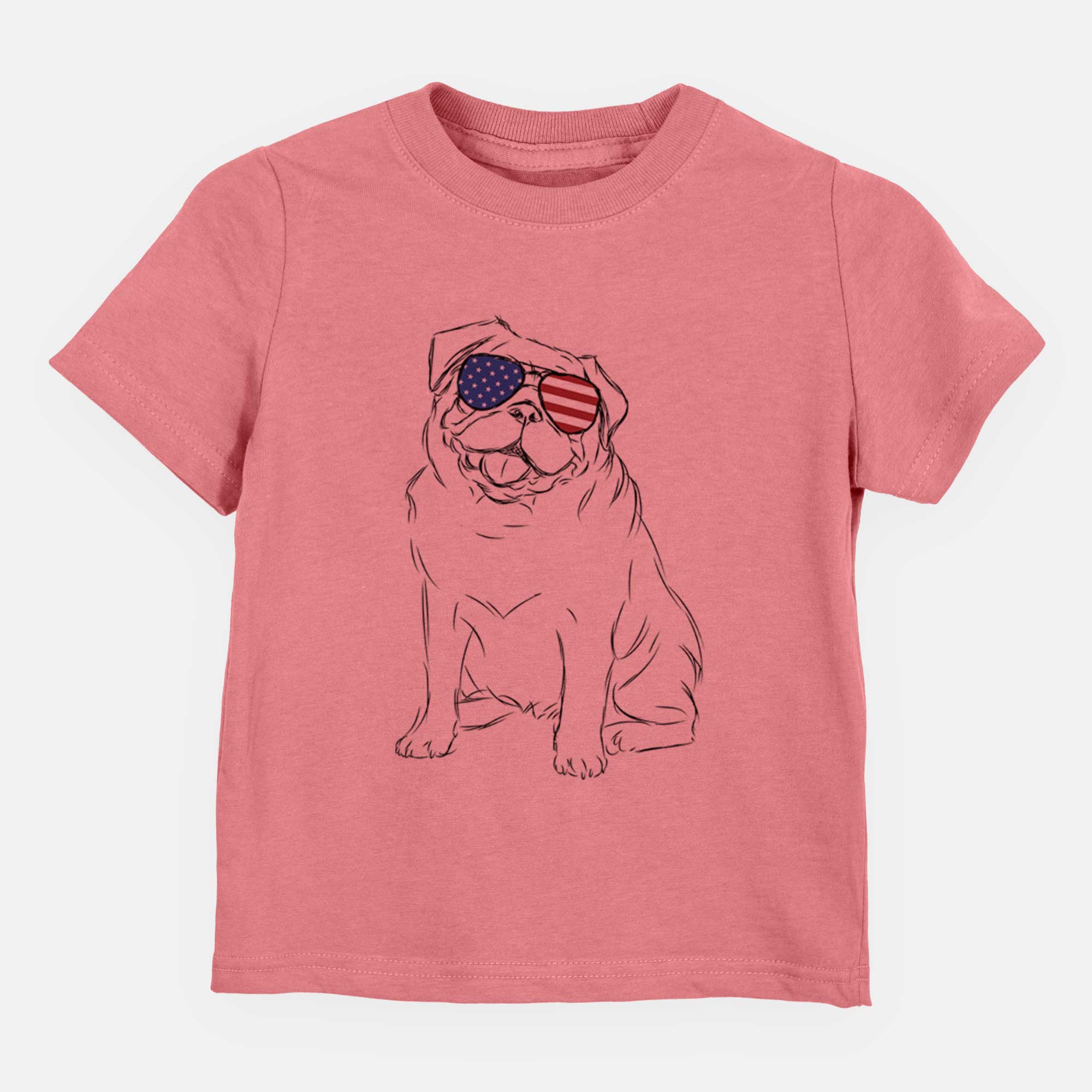 USA Higgins the Pug - Kids/Youth/Toddler Shirt