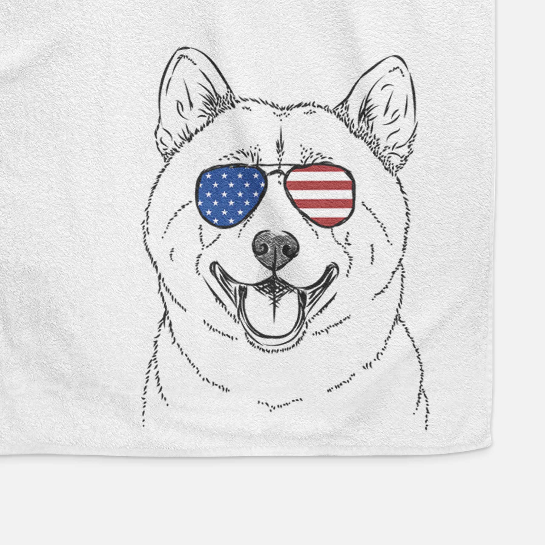 Hiro the Shiba Inu Decorative Hand Towel