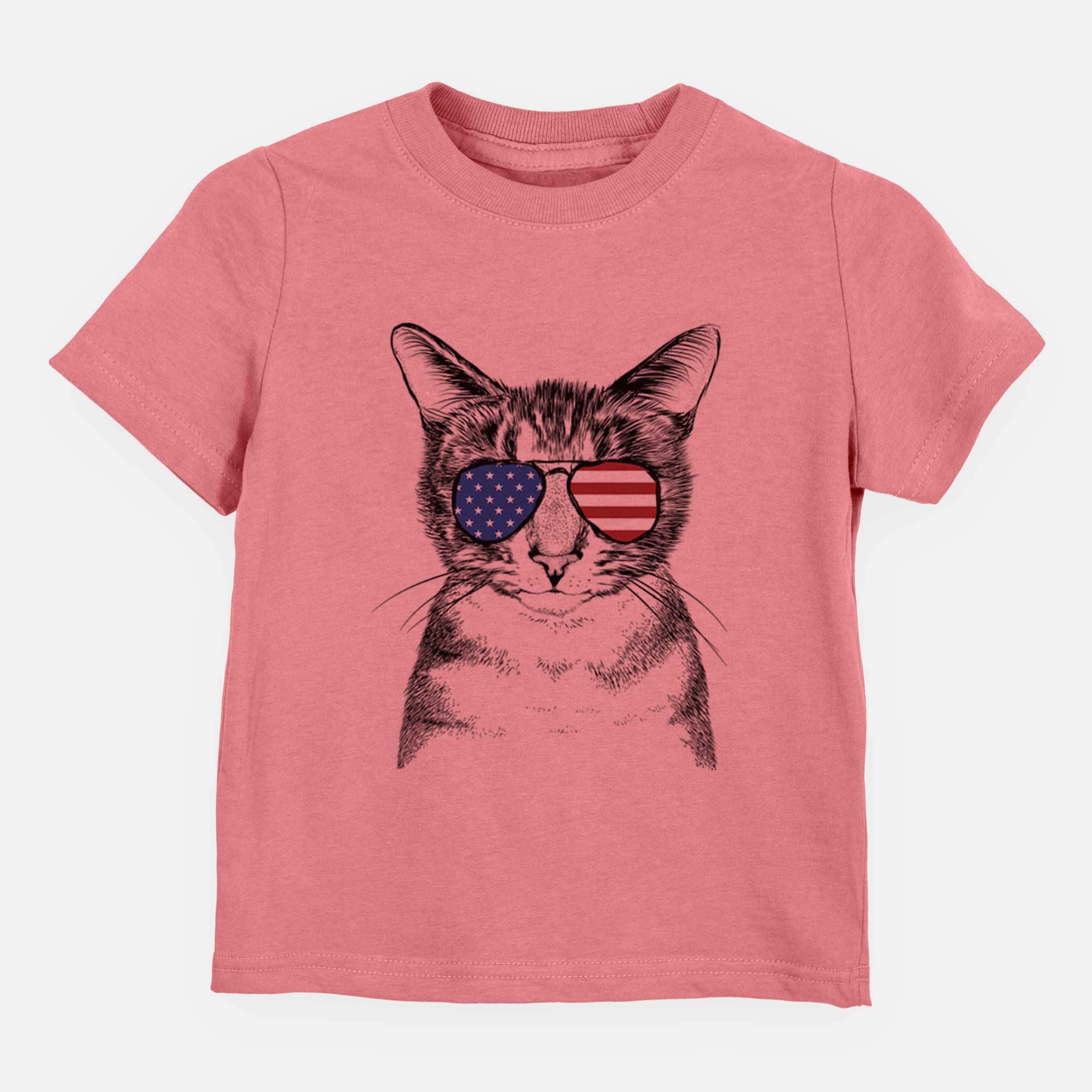 USA Hobbes the Tabby Cat - Kids/Youth/Toddler Shirt
