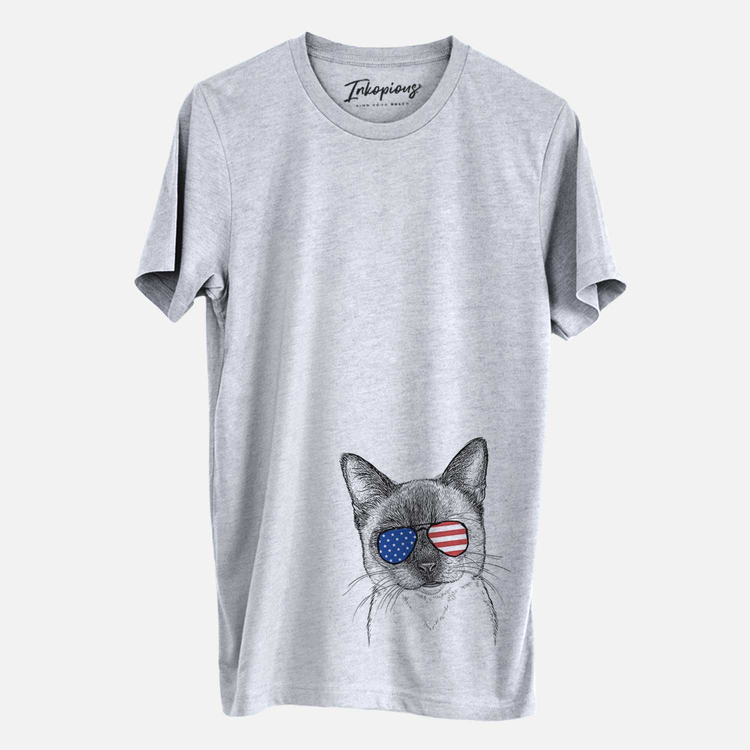 USA Hoggle the Siamese Cat - Unisex Crewneck