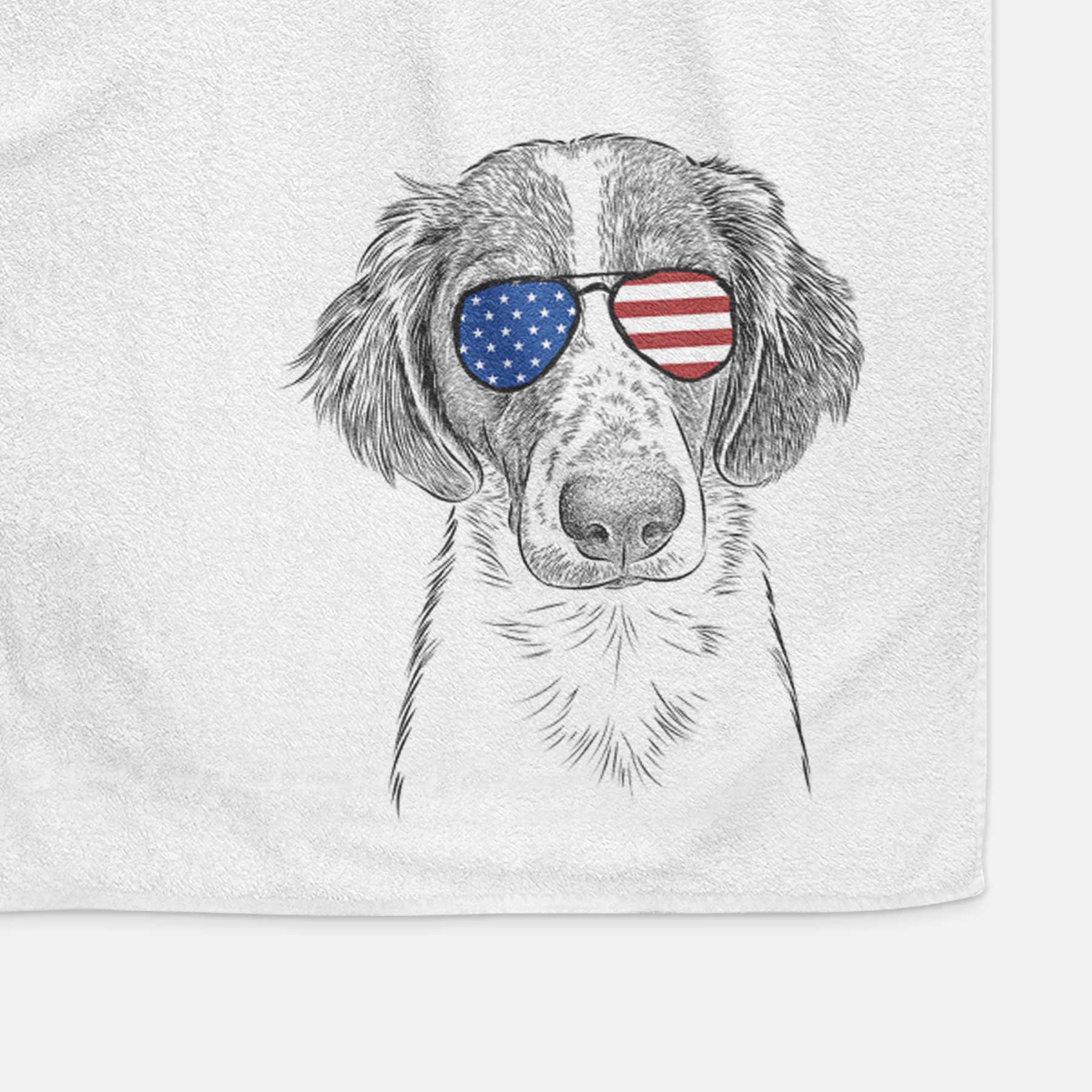 Holly the Brittany Spaniel Decorative Hand Towel