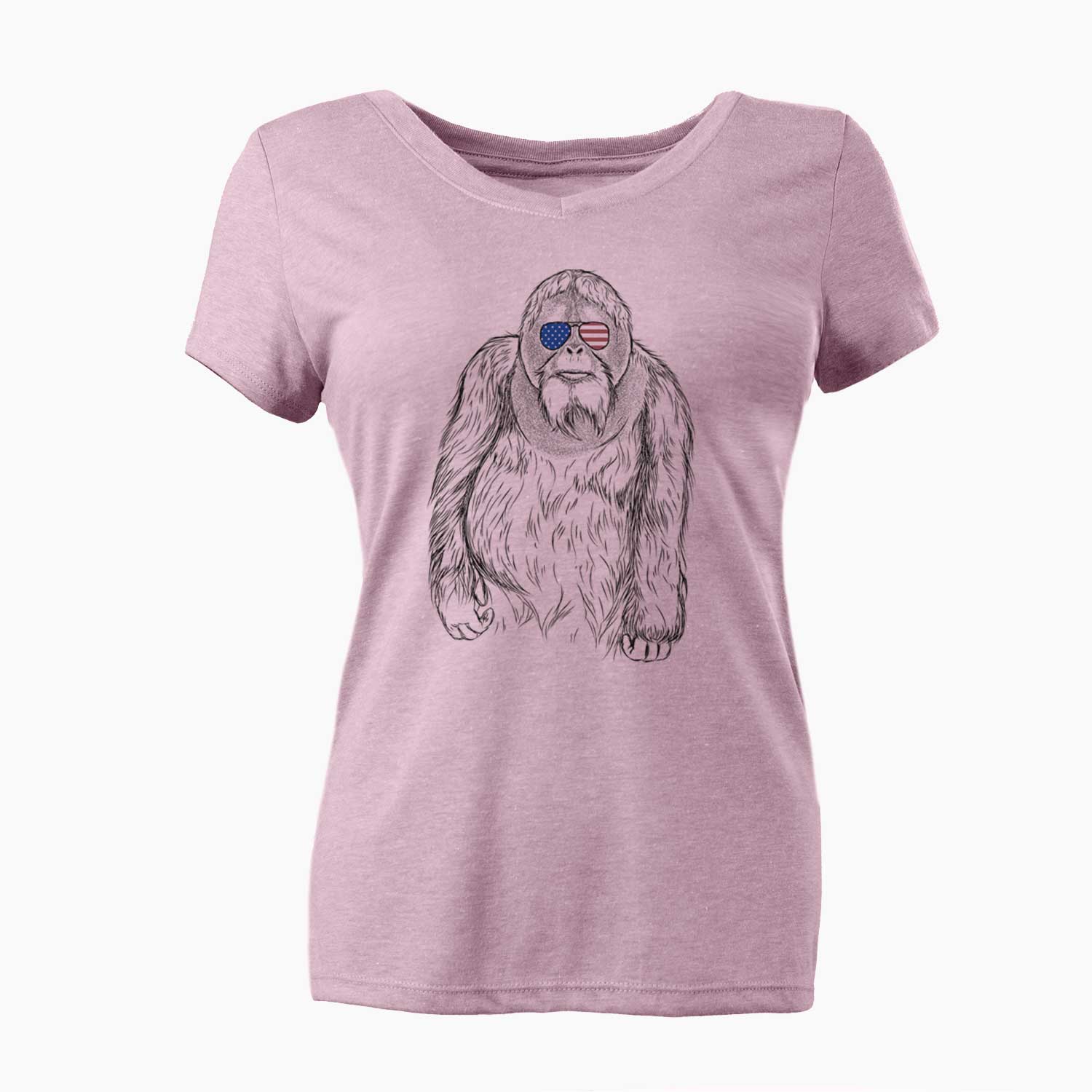 USA Horace the Male Orangutan - Women's Perfect V-neck Shirt