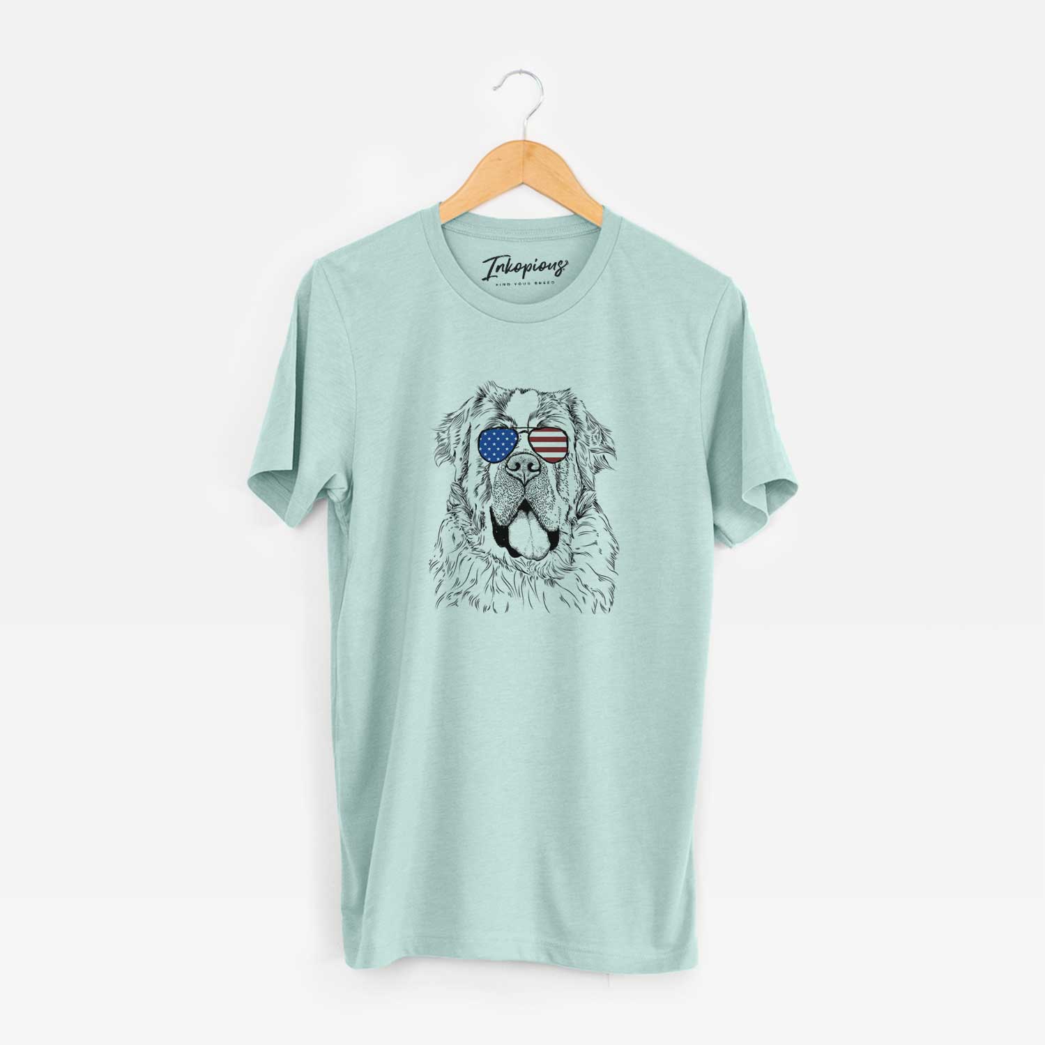 USA Hoss the Saint Bernard - Unisex Crewneck