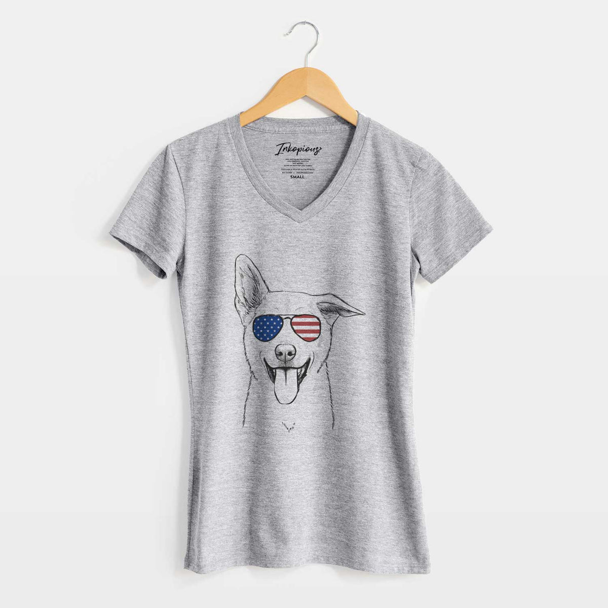 USA Hoya the Korean Jindo - Women&#39;s Perfect V-neck Shirt